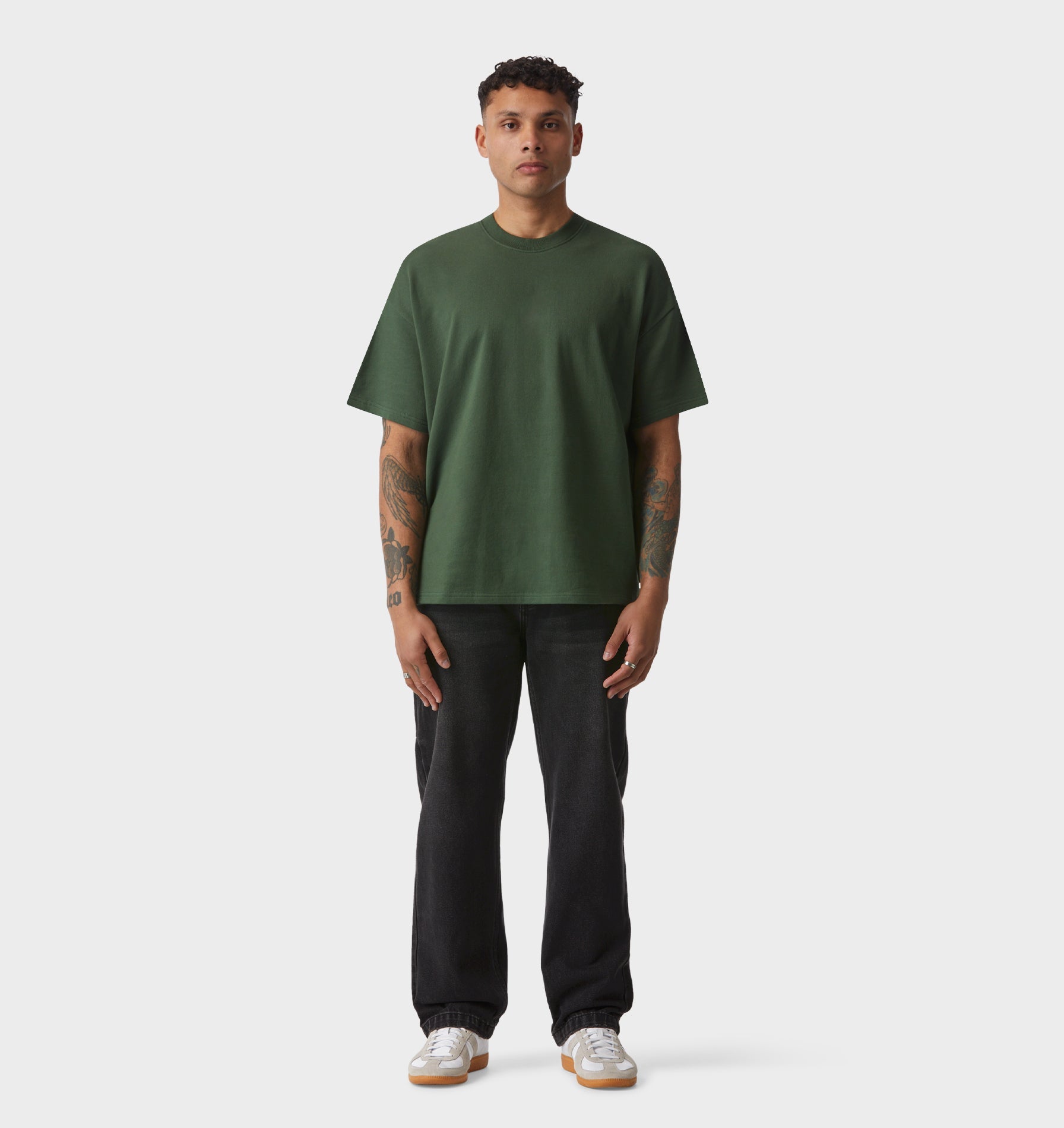 Heavy Box Tee 2.0 - Forest Green