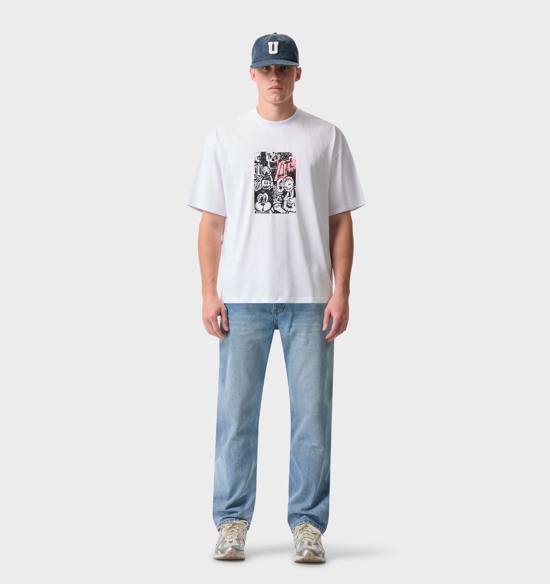 Happy Dreams Box Tee 2.0 - White