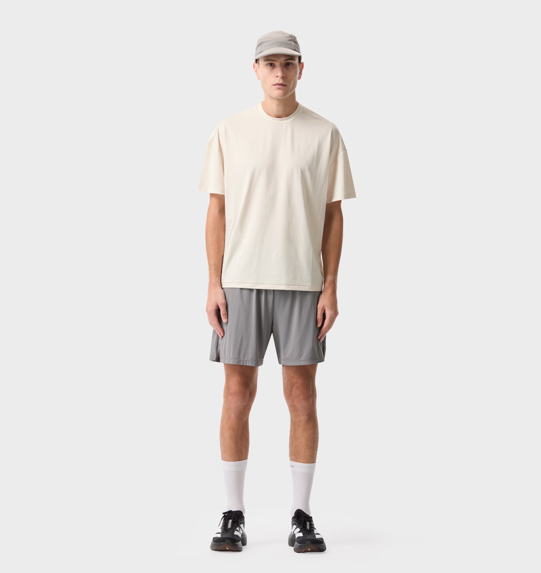 Active Crop Tee - Off White