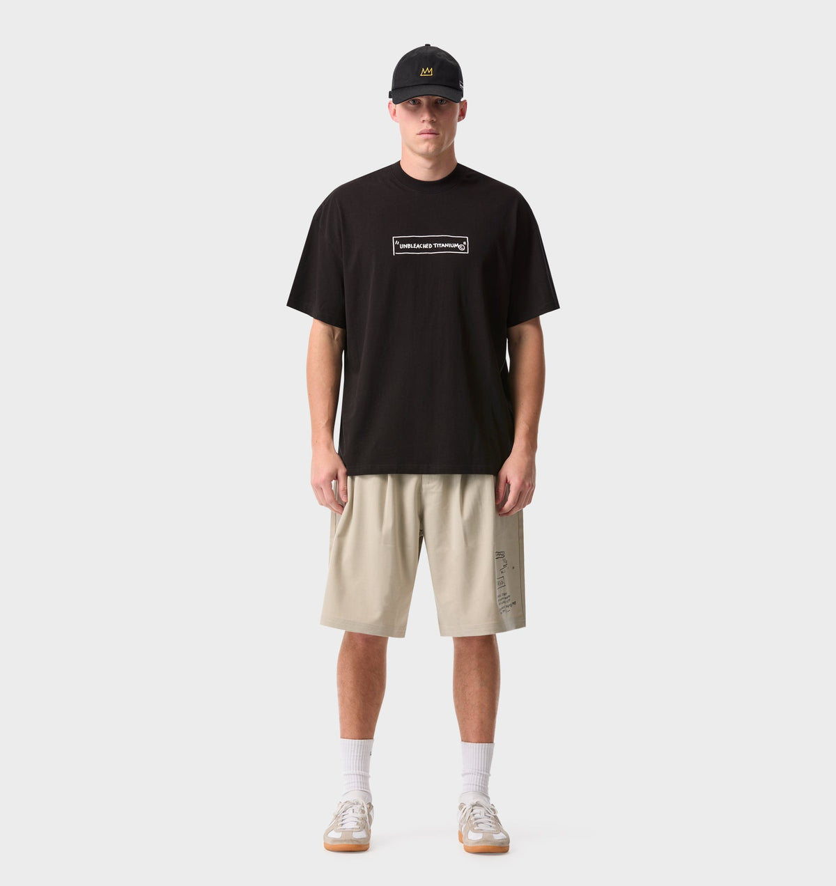 Basquiat Unbleached Box Tee 2.0 - Black