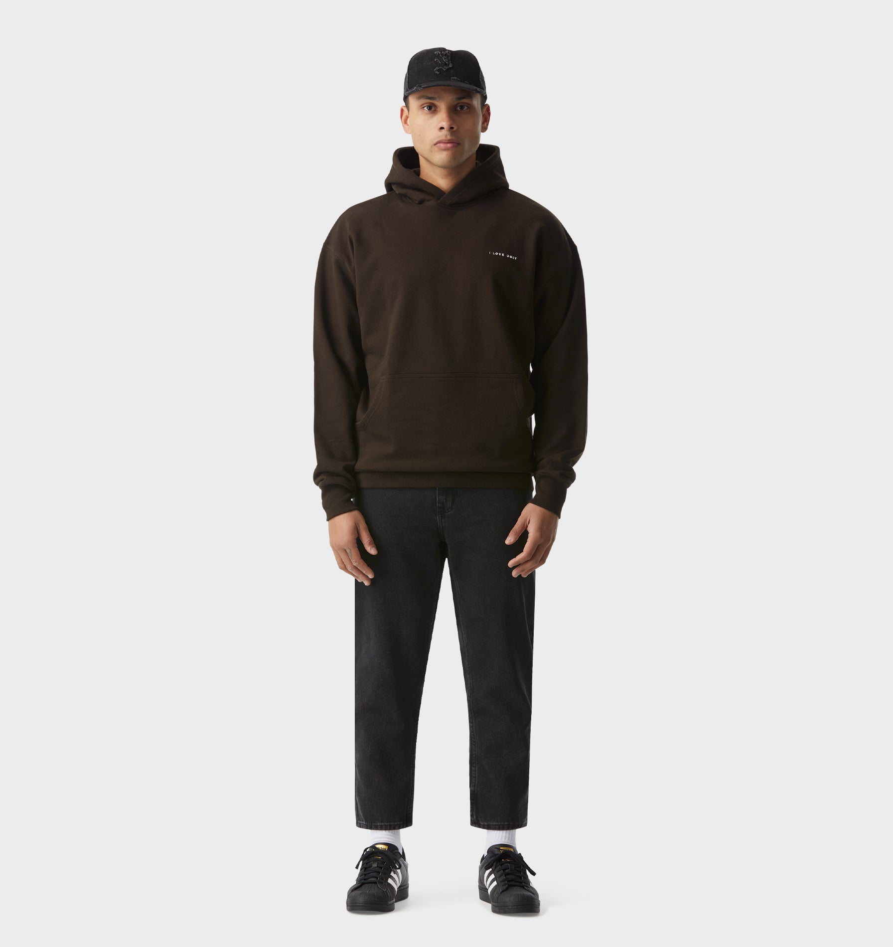 Cropped 90s Denim in Faded Black | I Love Ugly US