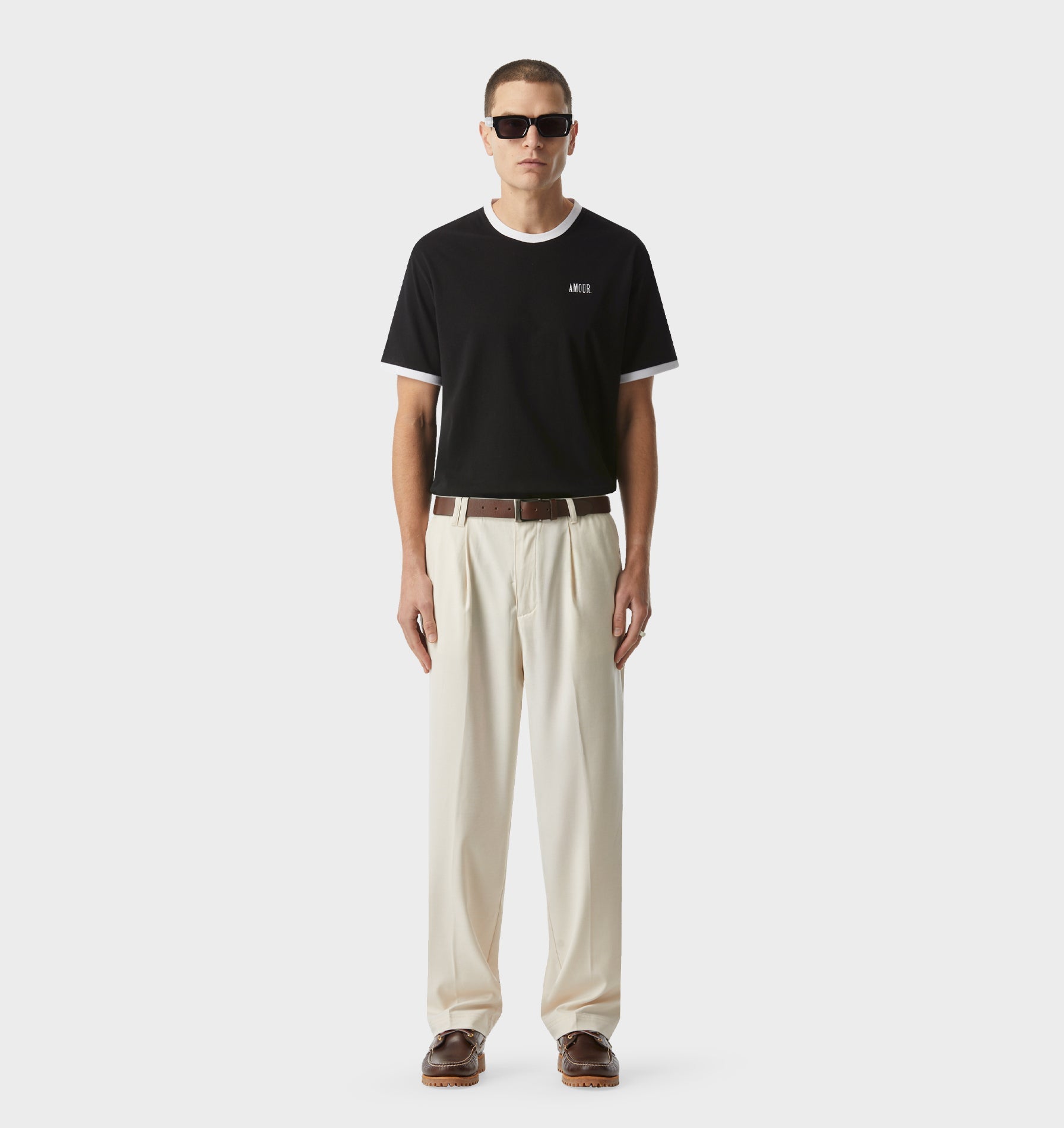 Jeremy Ringer Slim Tee - Black/White