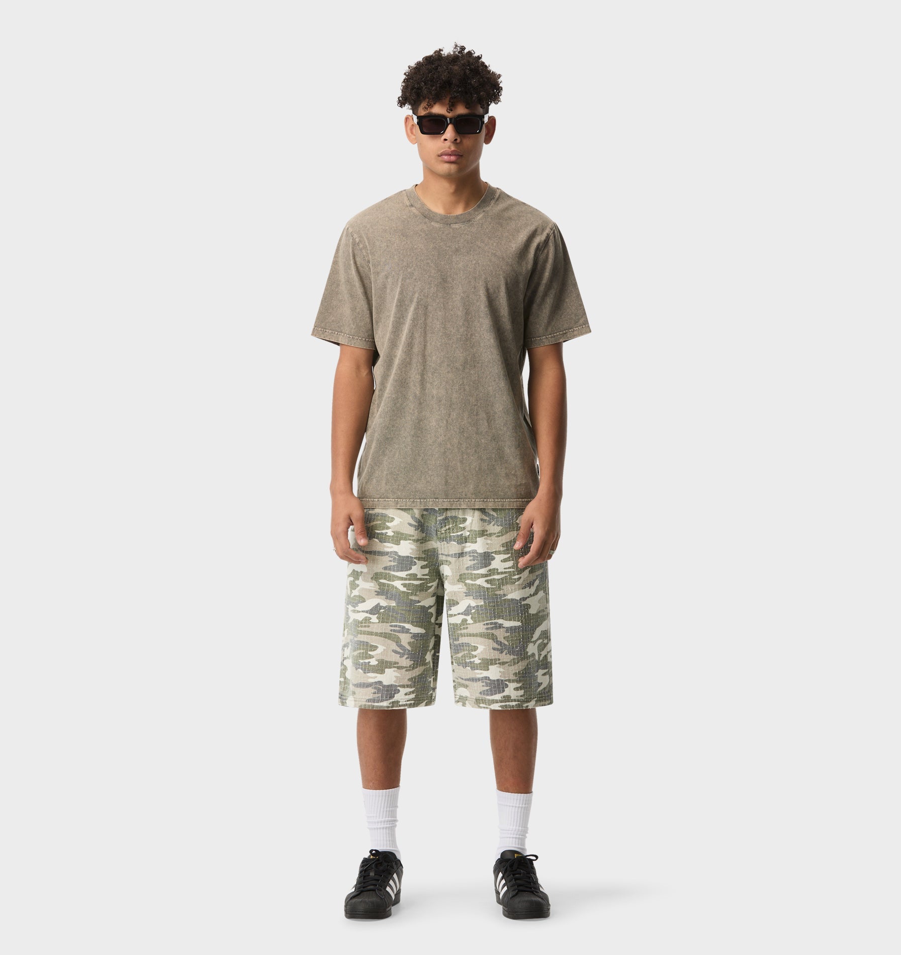 Wyatt Denim Short - Camo