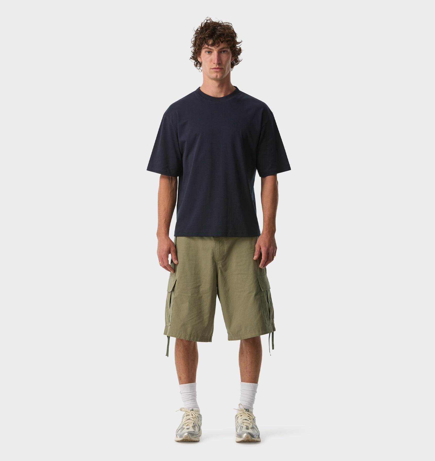 Isaac Oversized Tee - Navy