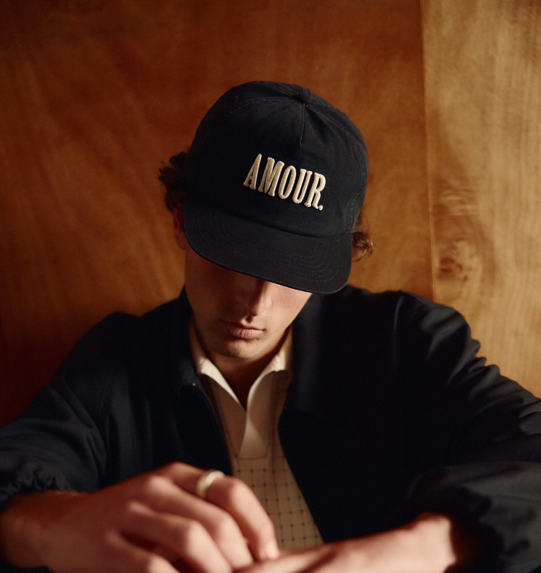 Amour Ryder Cap - Black/Off White