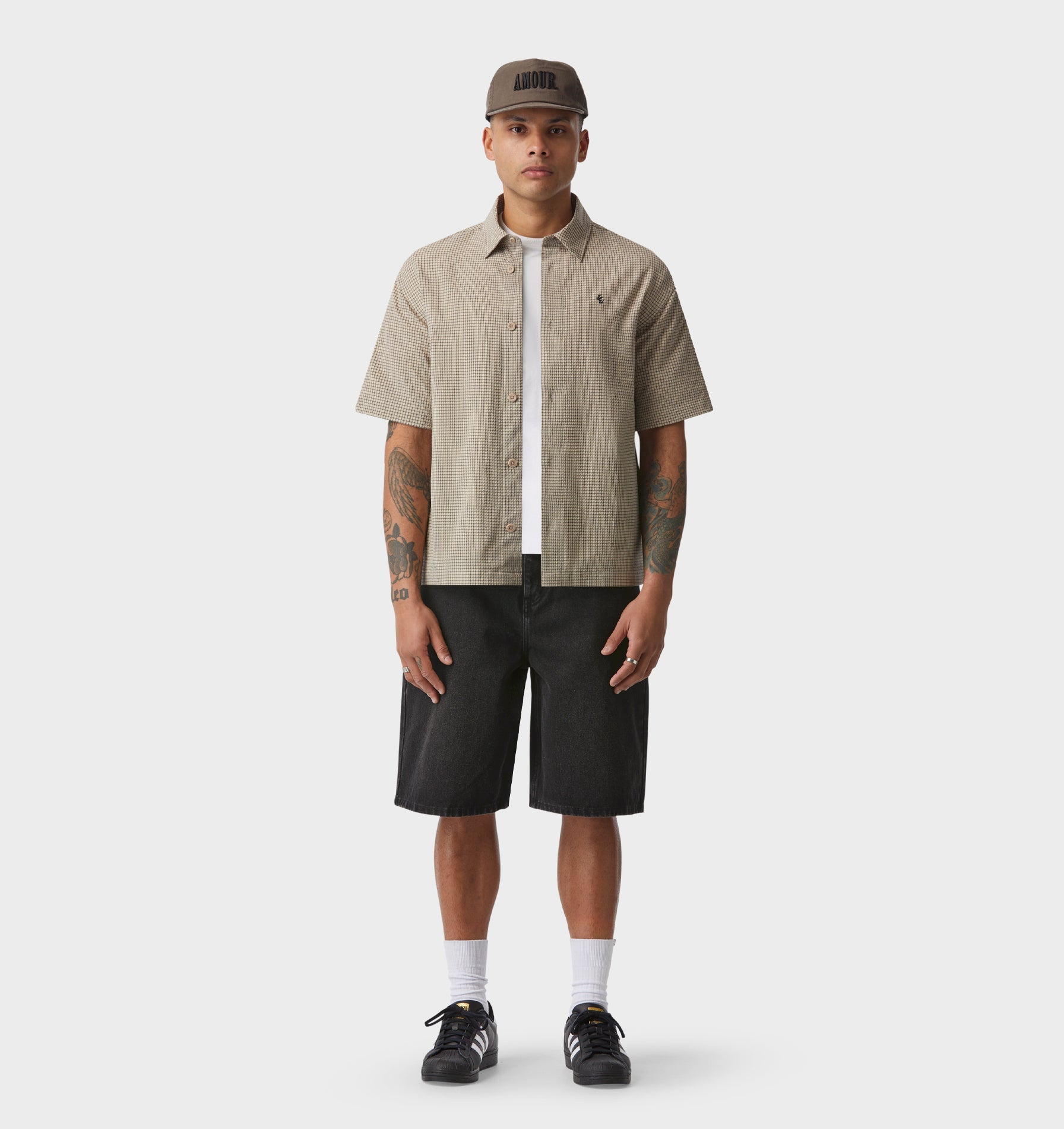 Dawson Boxy SS Shirt - Bone Check