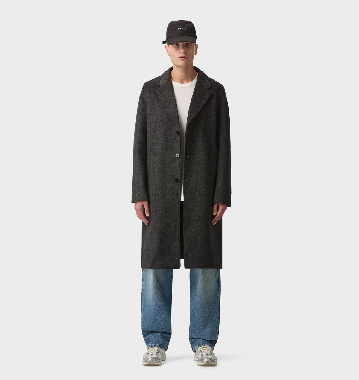 Don Car Coat - Charcoal