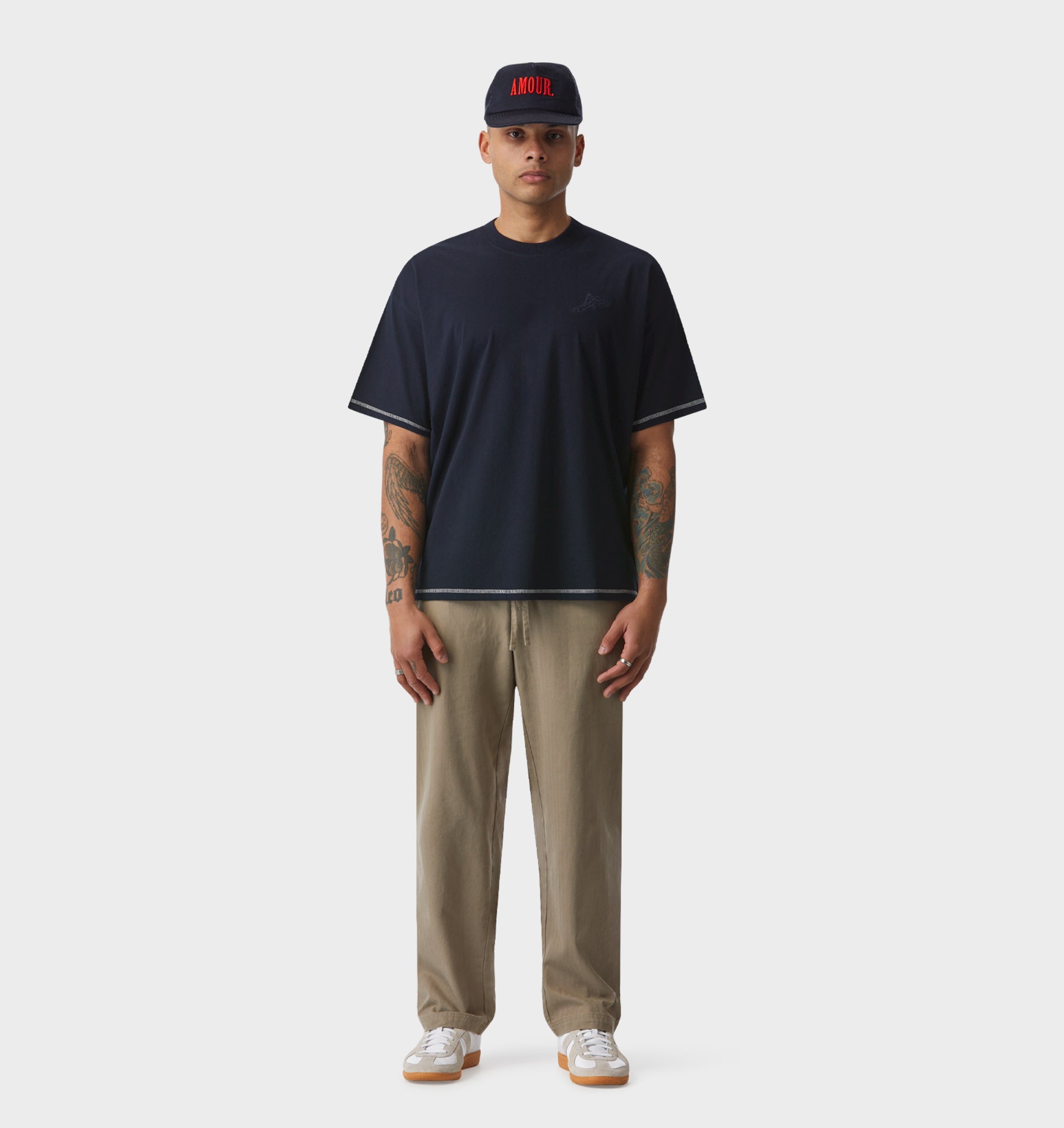 Herringbone Cooper Pant - Taupe