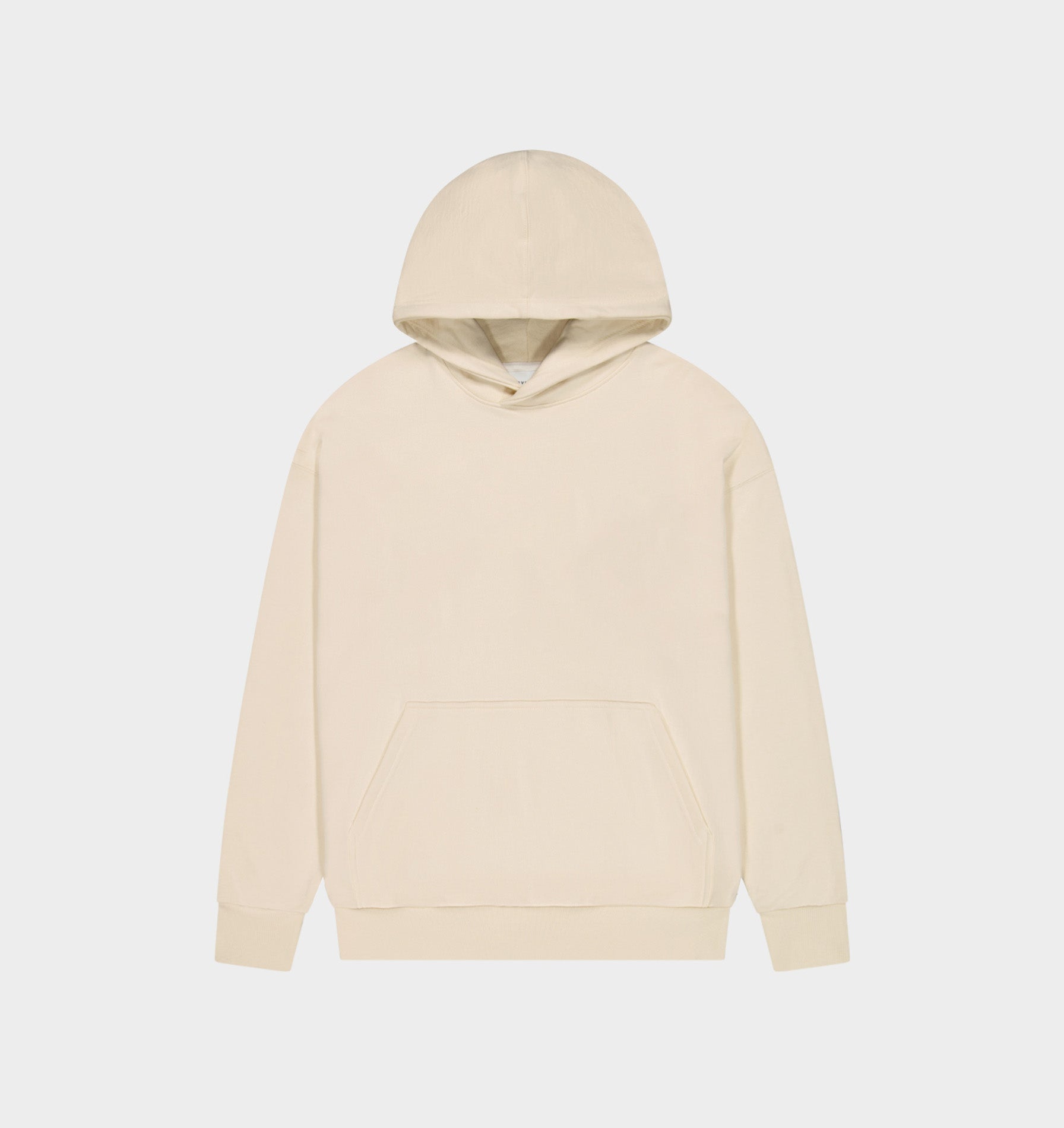 Box Fit Hoodie in Off White I Love Ugly US1
