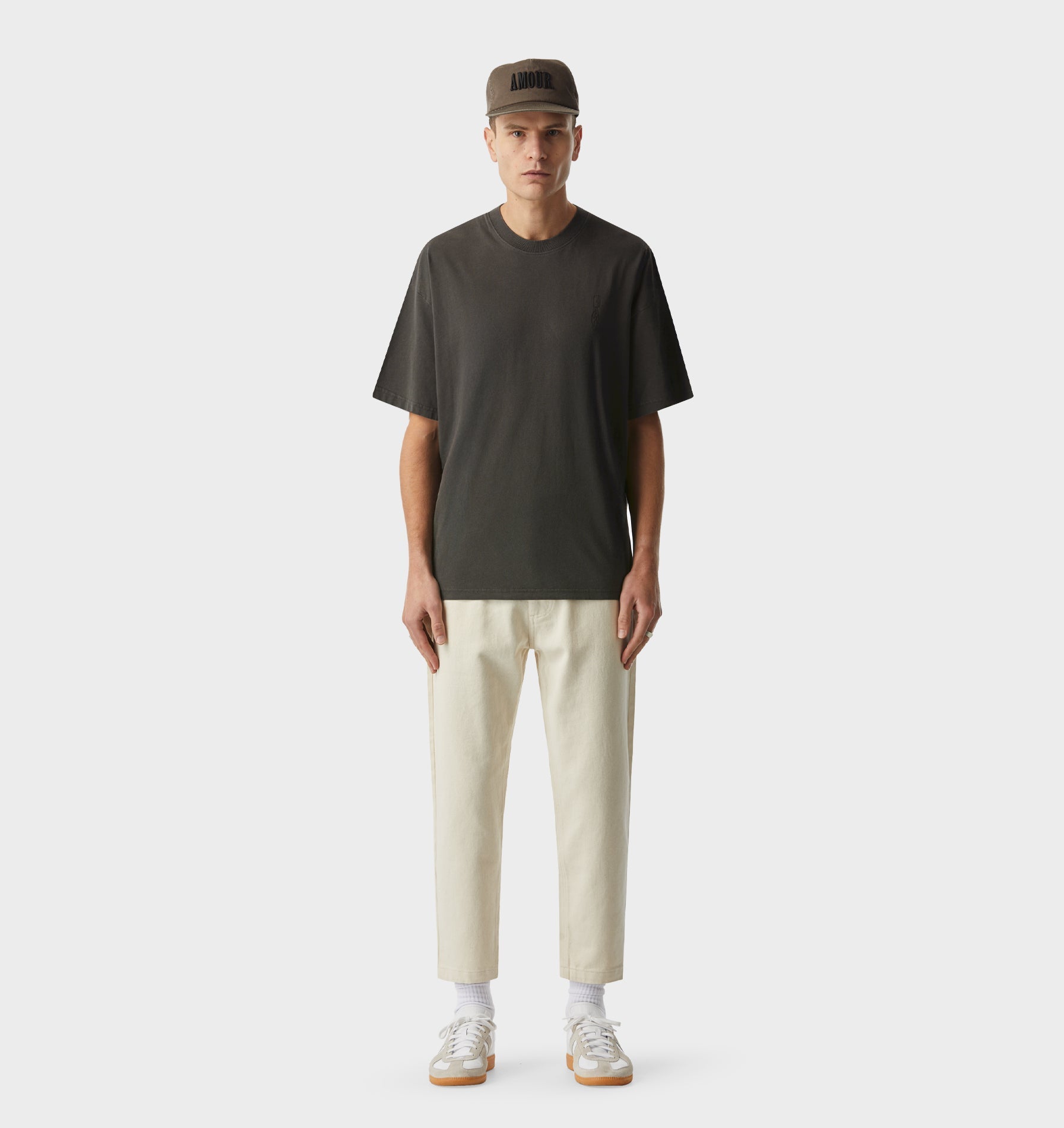 Cropped 90s Denim - Bone