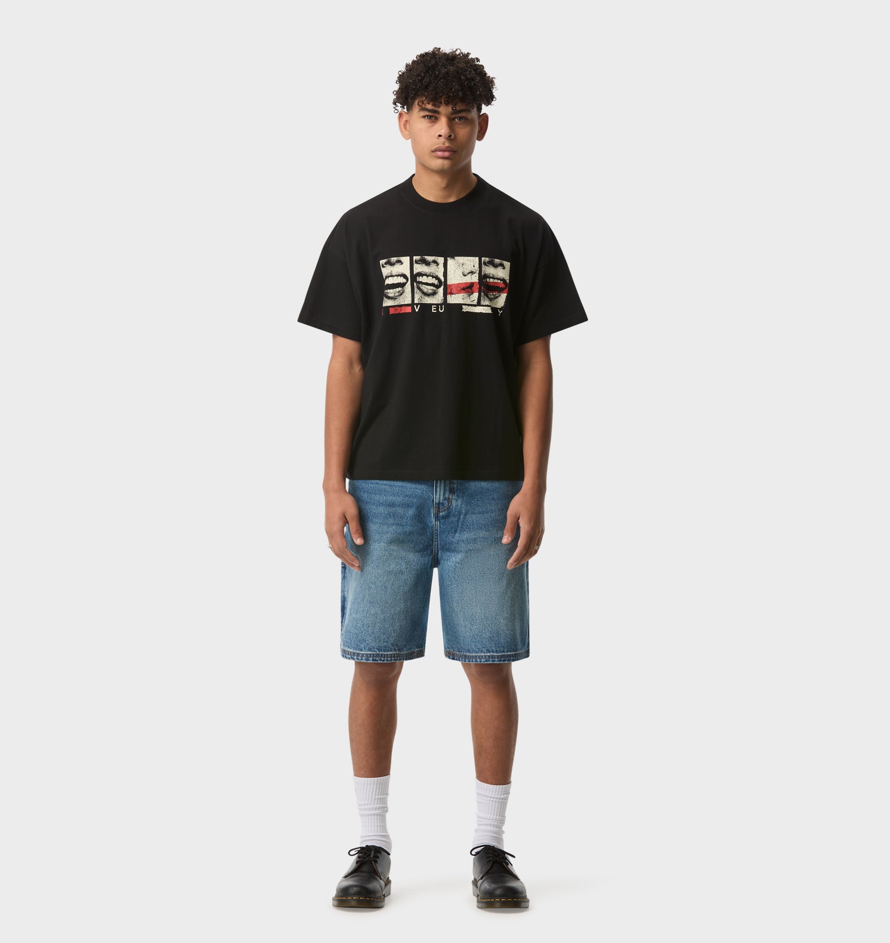 Loud Mouth Lewi Tee - Black