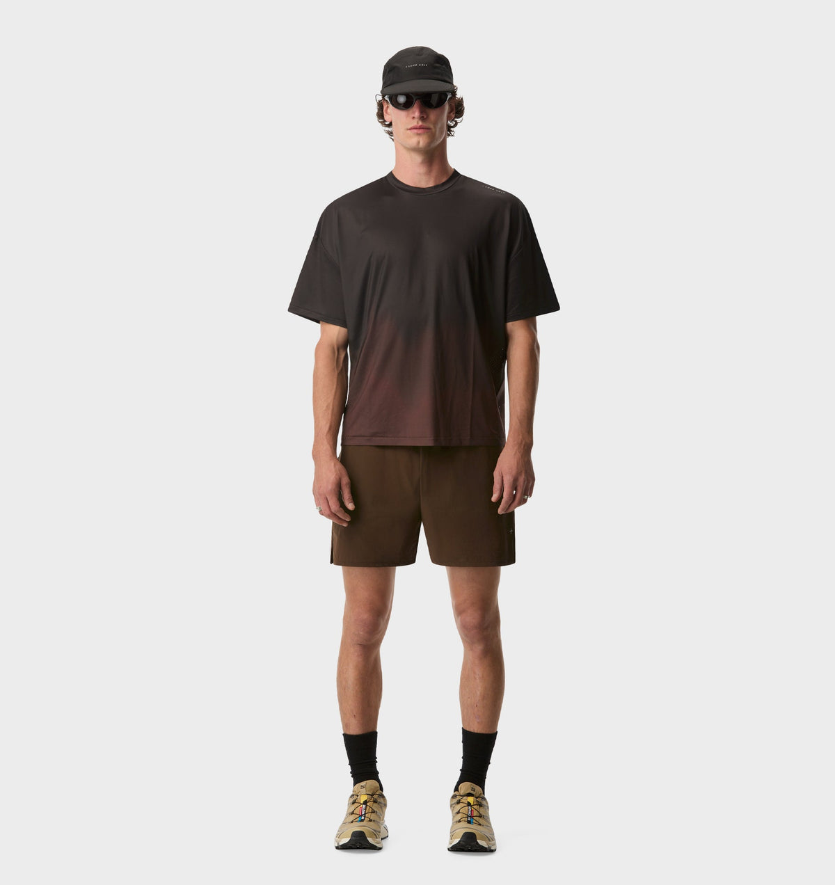 Active 5 Inch Short - Dark Brown