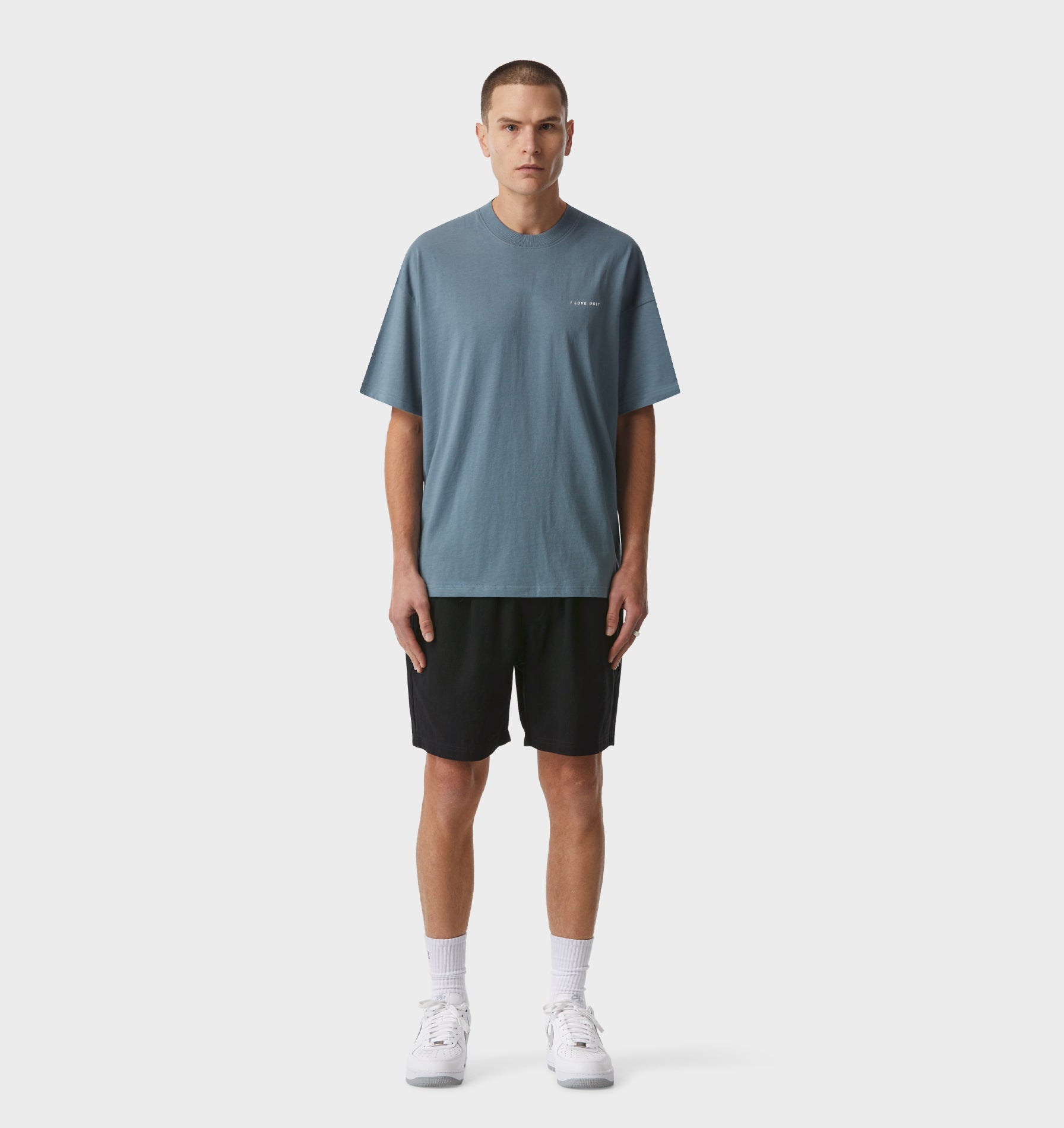 Box Tee 2.0 - Fog Blue