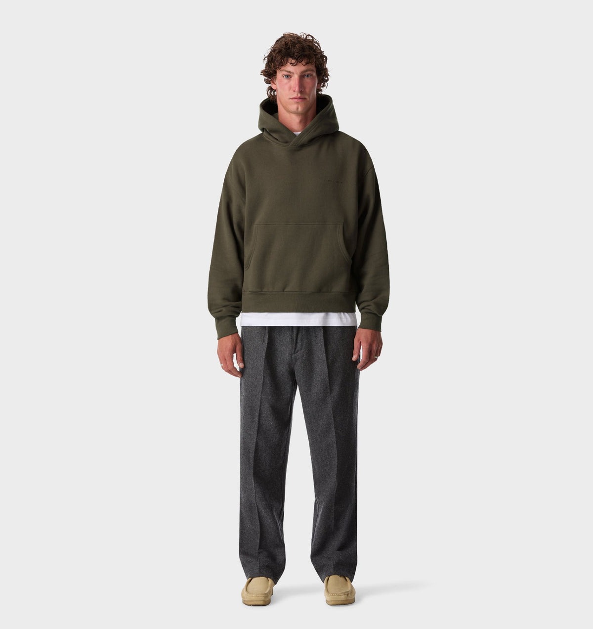 Crop Box Hood - Burnt Olive