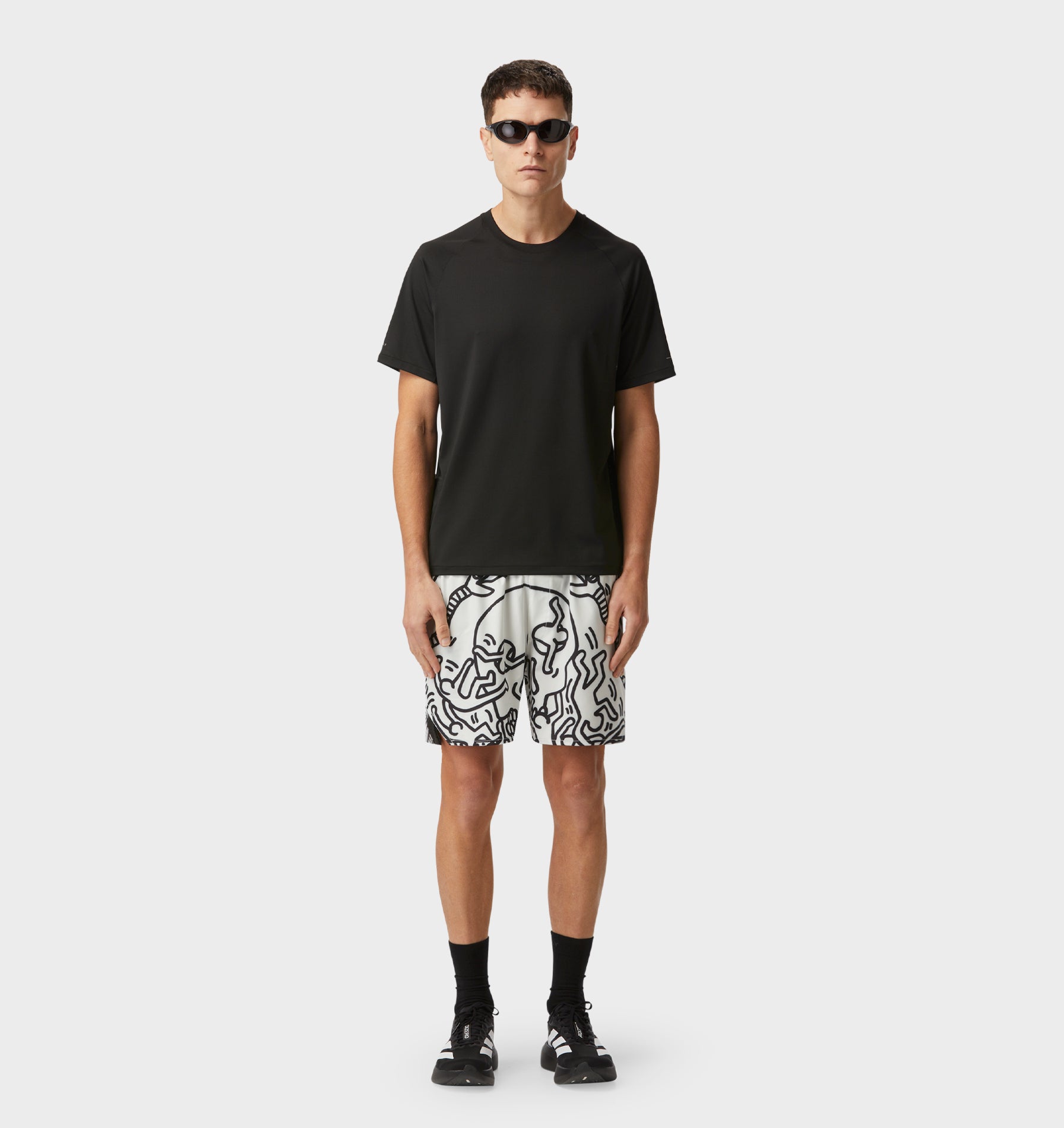 KH Chaos Active 5 Inch Short - Off White