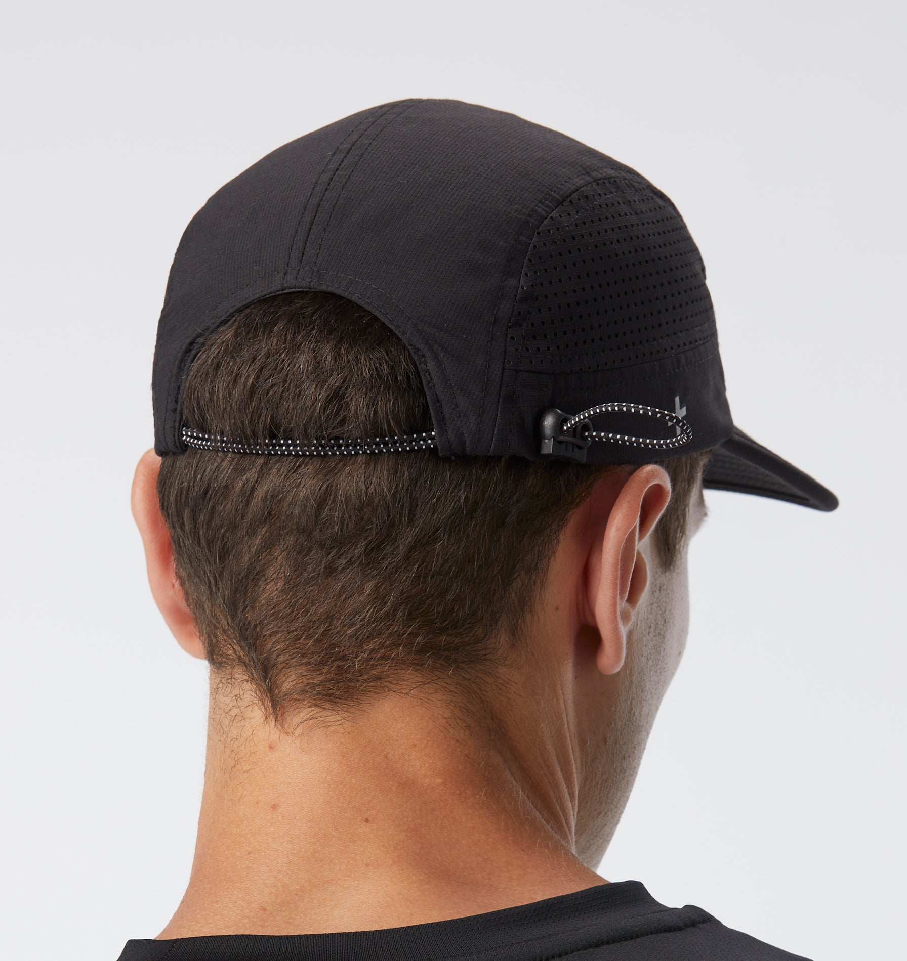 Active 5 Panel Cap - Black