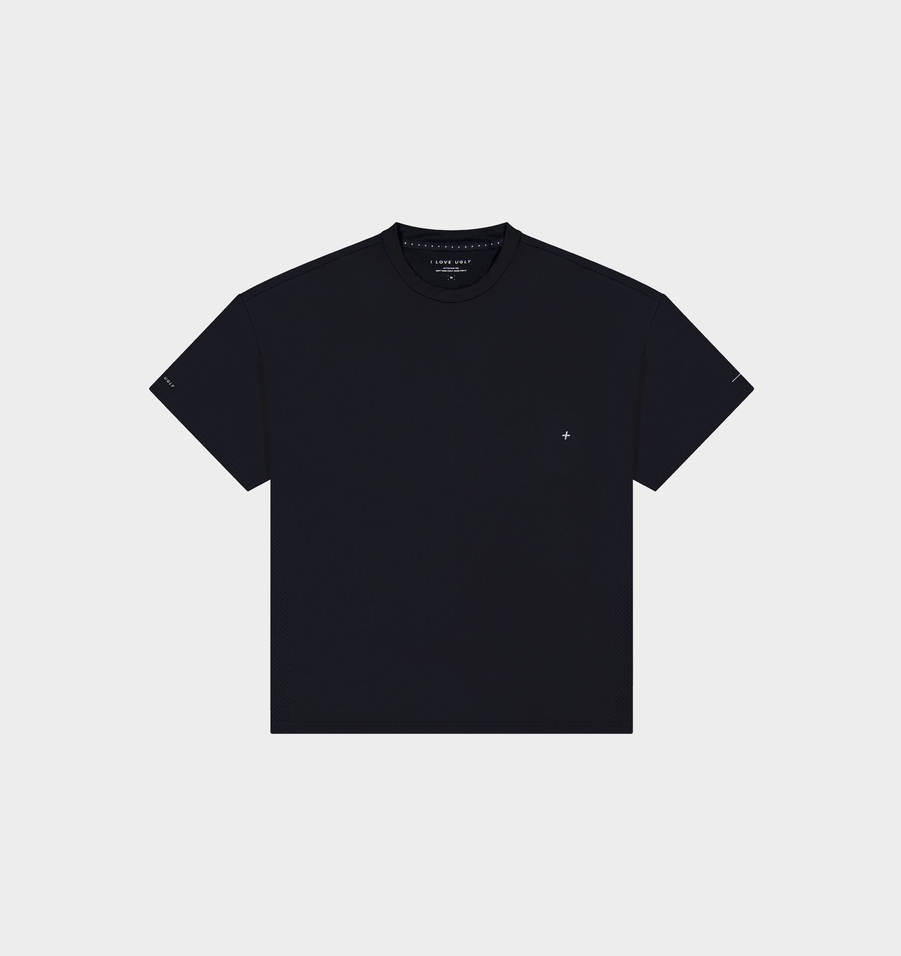 Active Box Tee - Workout T Shirt in Black | I Love Ugly US