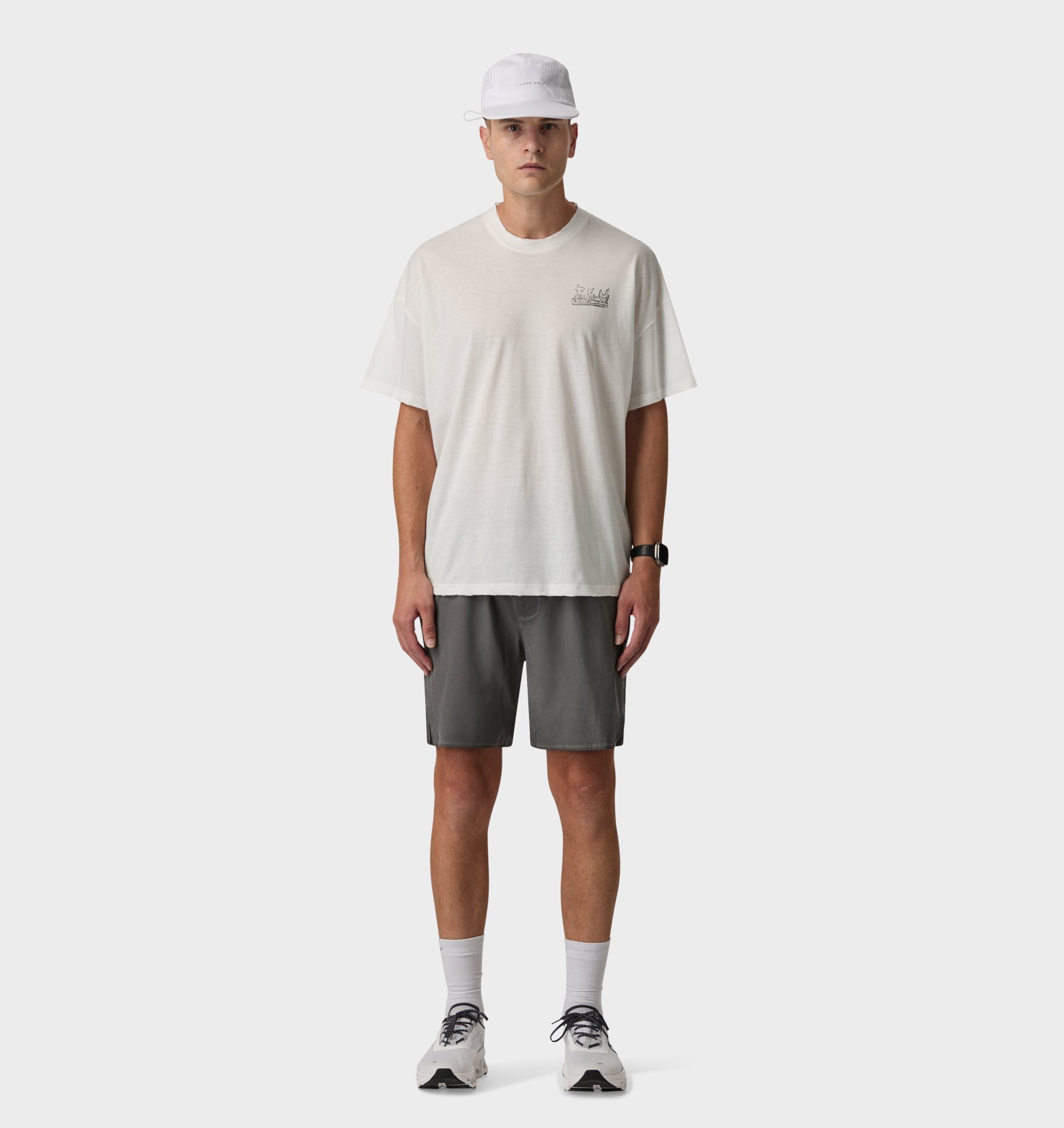 Peace Active Box Tee - Vintage White