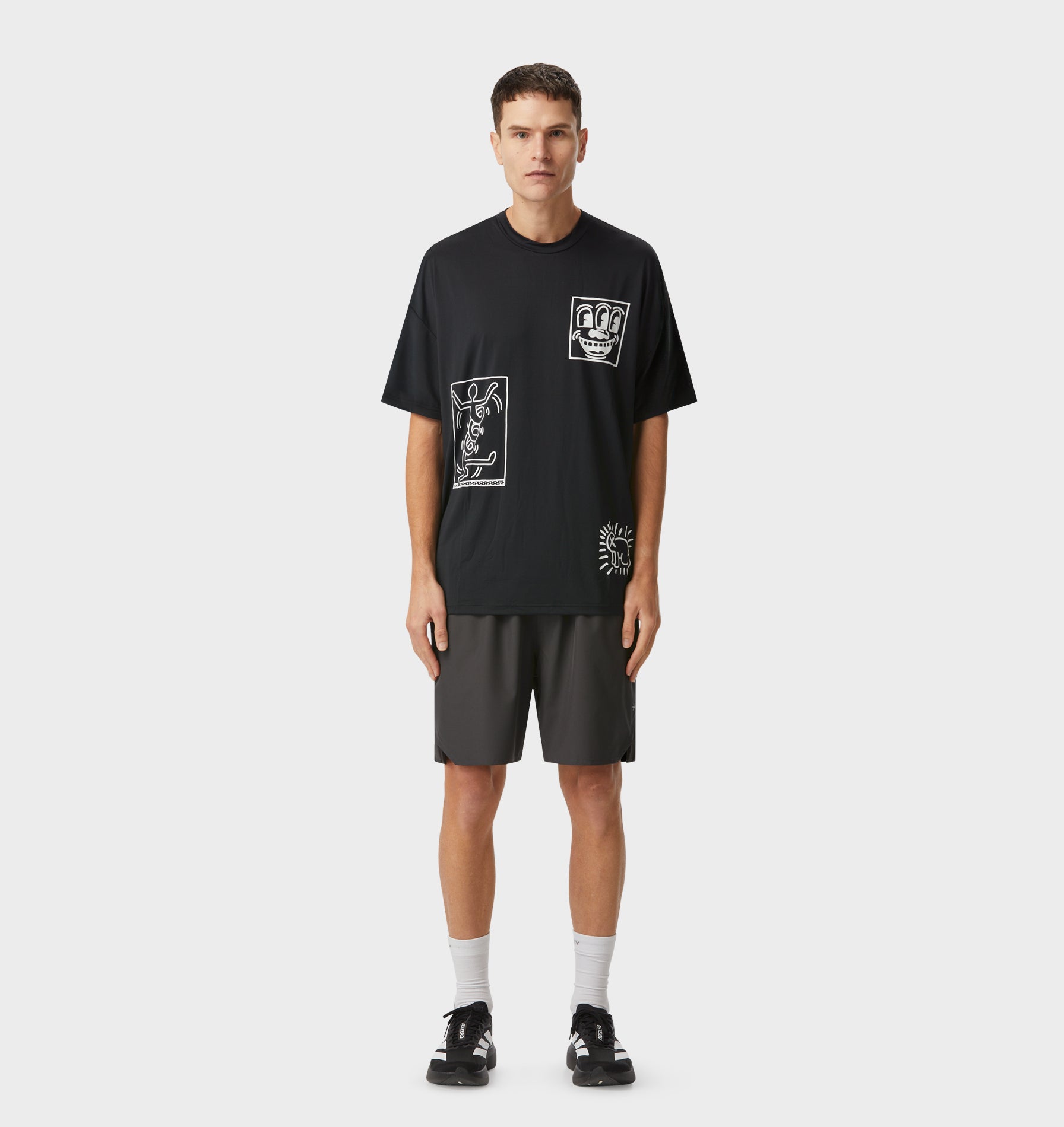 KH Whatever Active Box Tee - Black