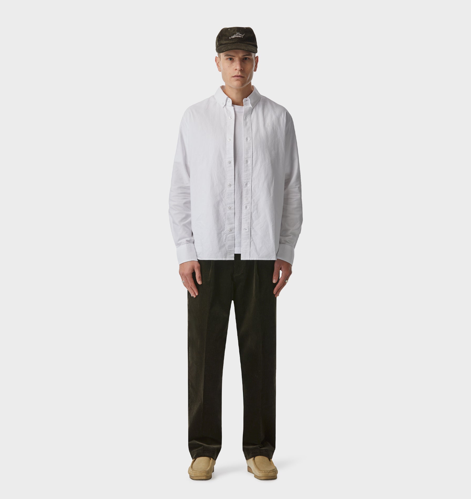 Cord Winston Pant - Moss Cord