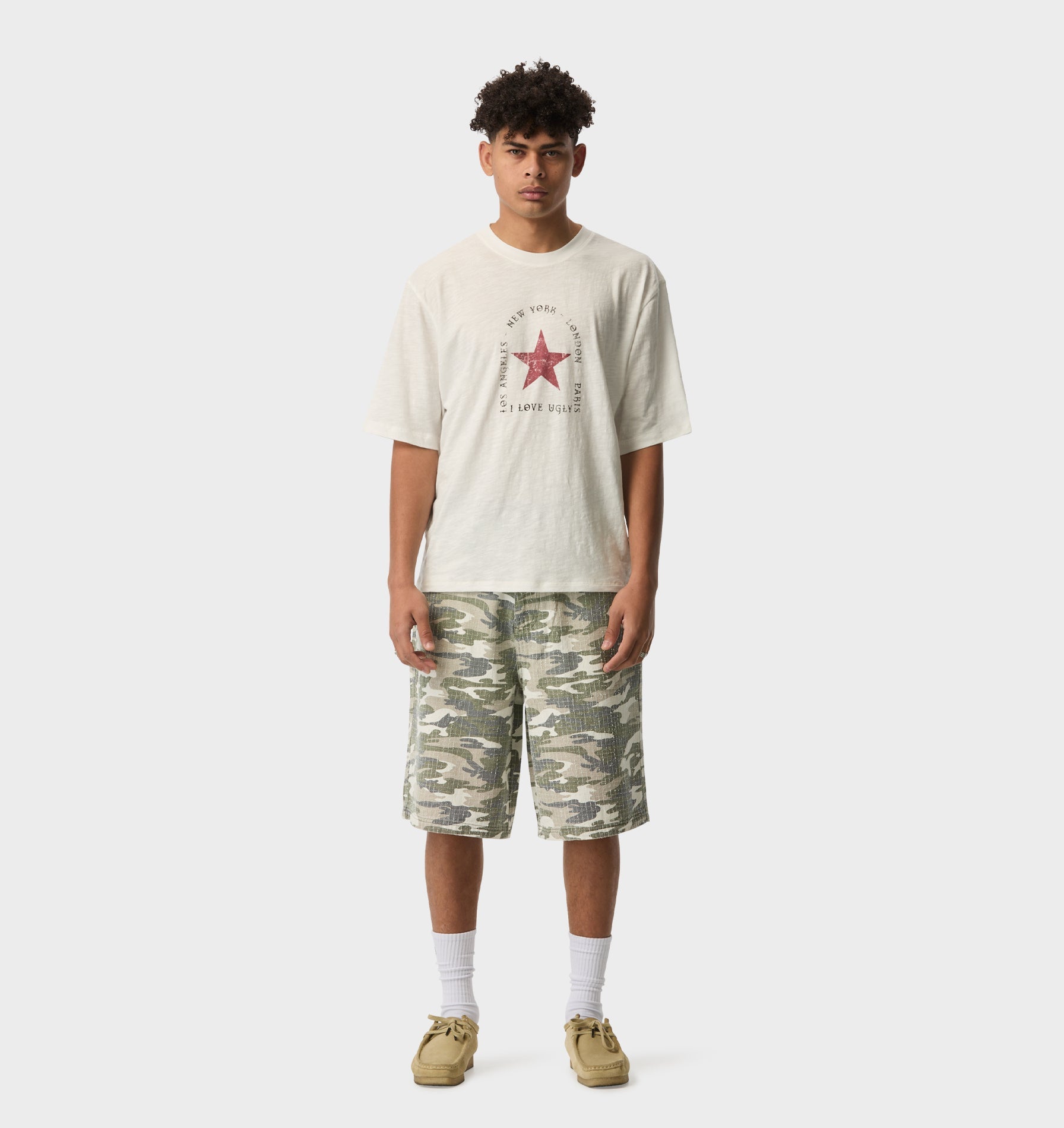Stardom Slub Isaac Tee - White