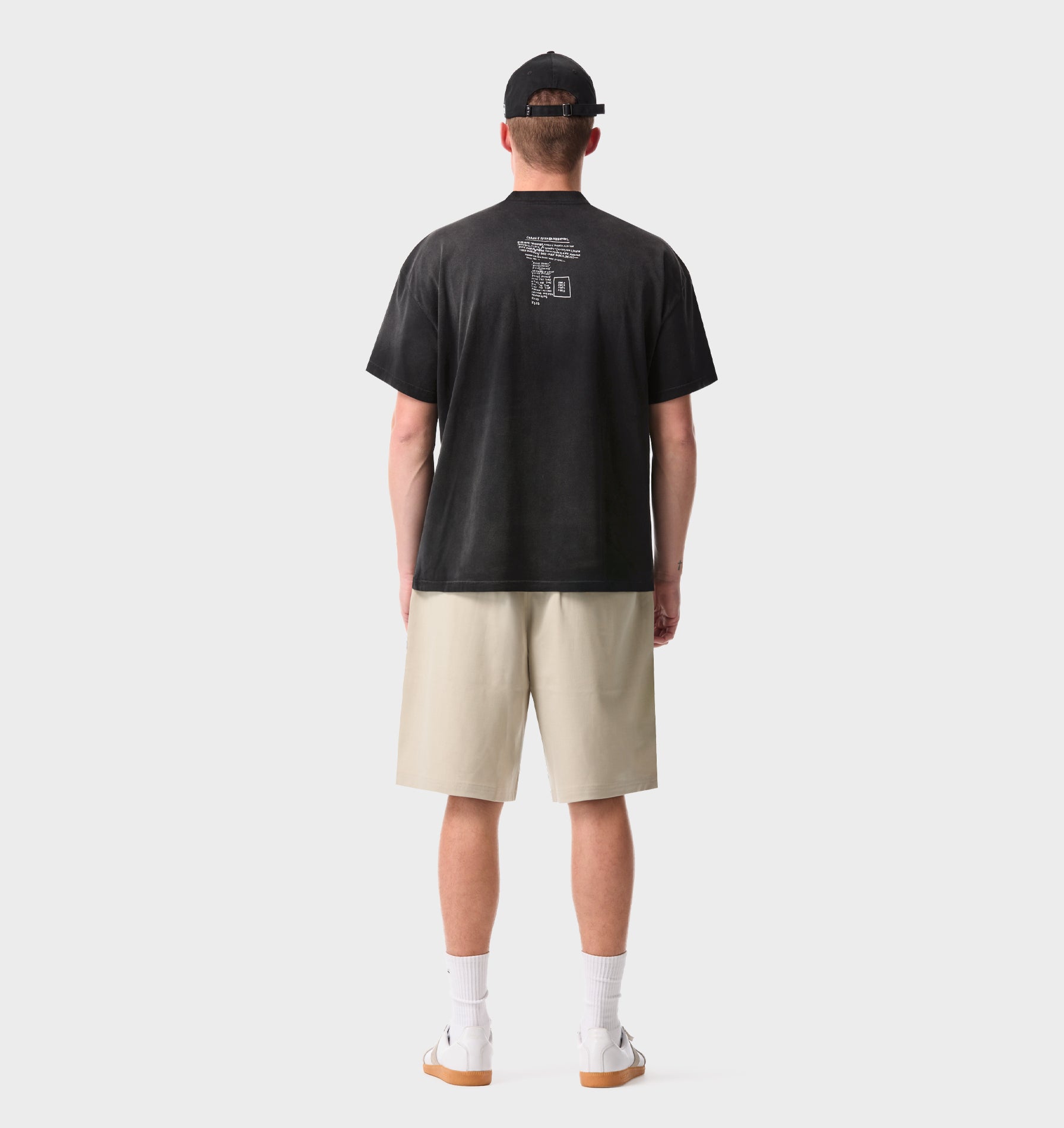 Basquiat Carbon Box Tee 2.0 - Faded Black
