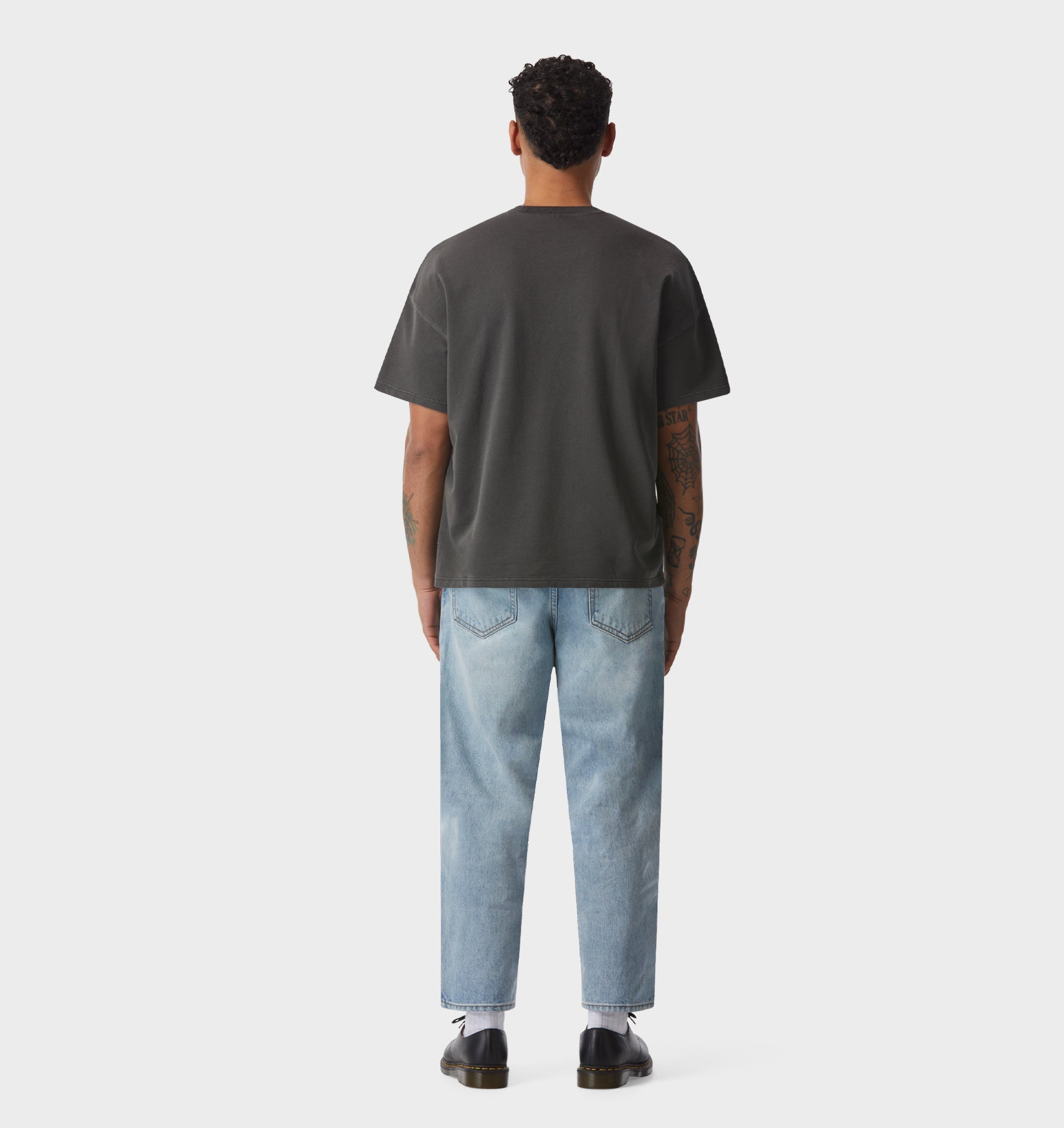 Heavy Lewi Tee - Washed Black