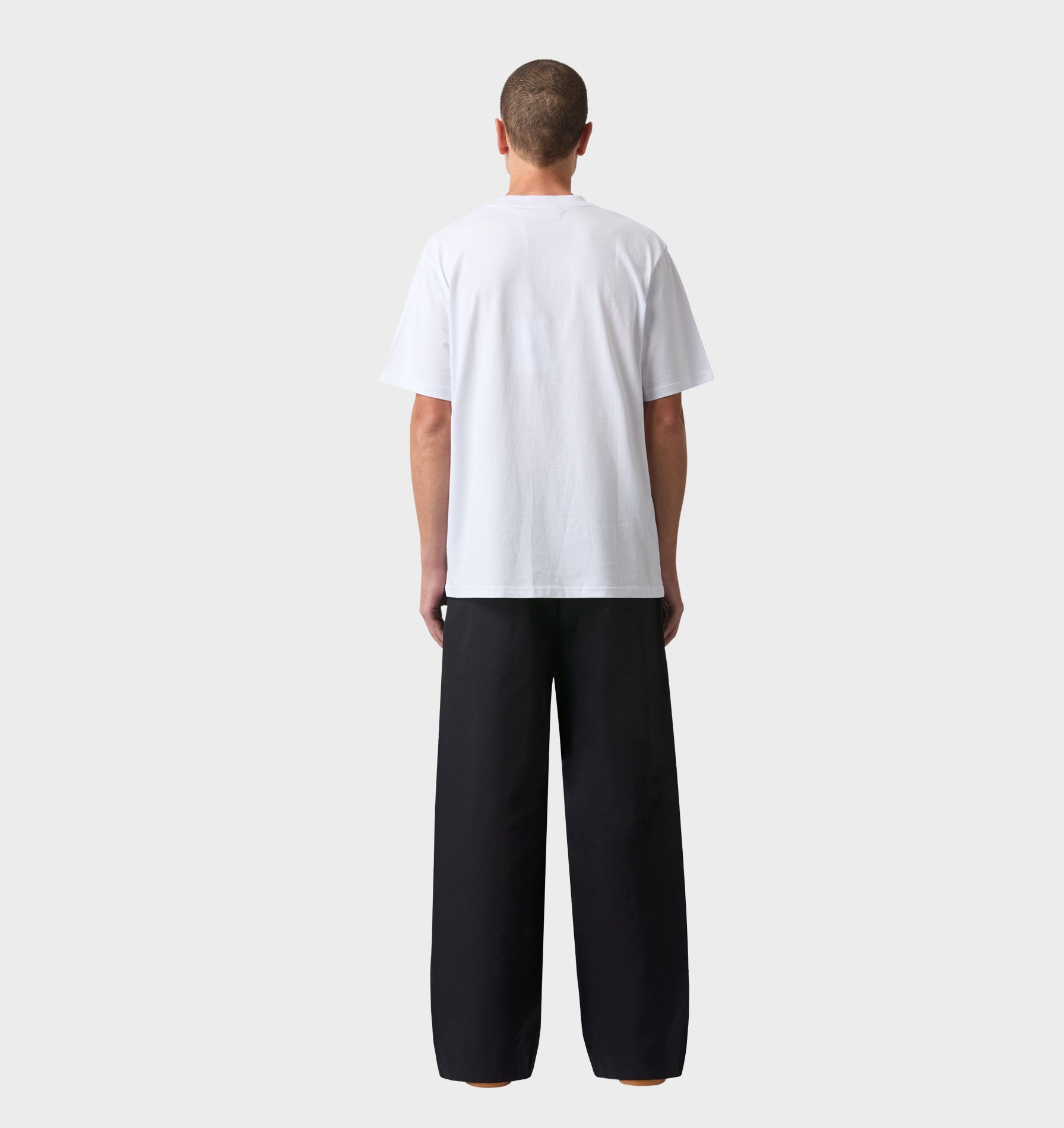 Pleat Canvas Pant - Indigo
