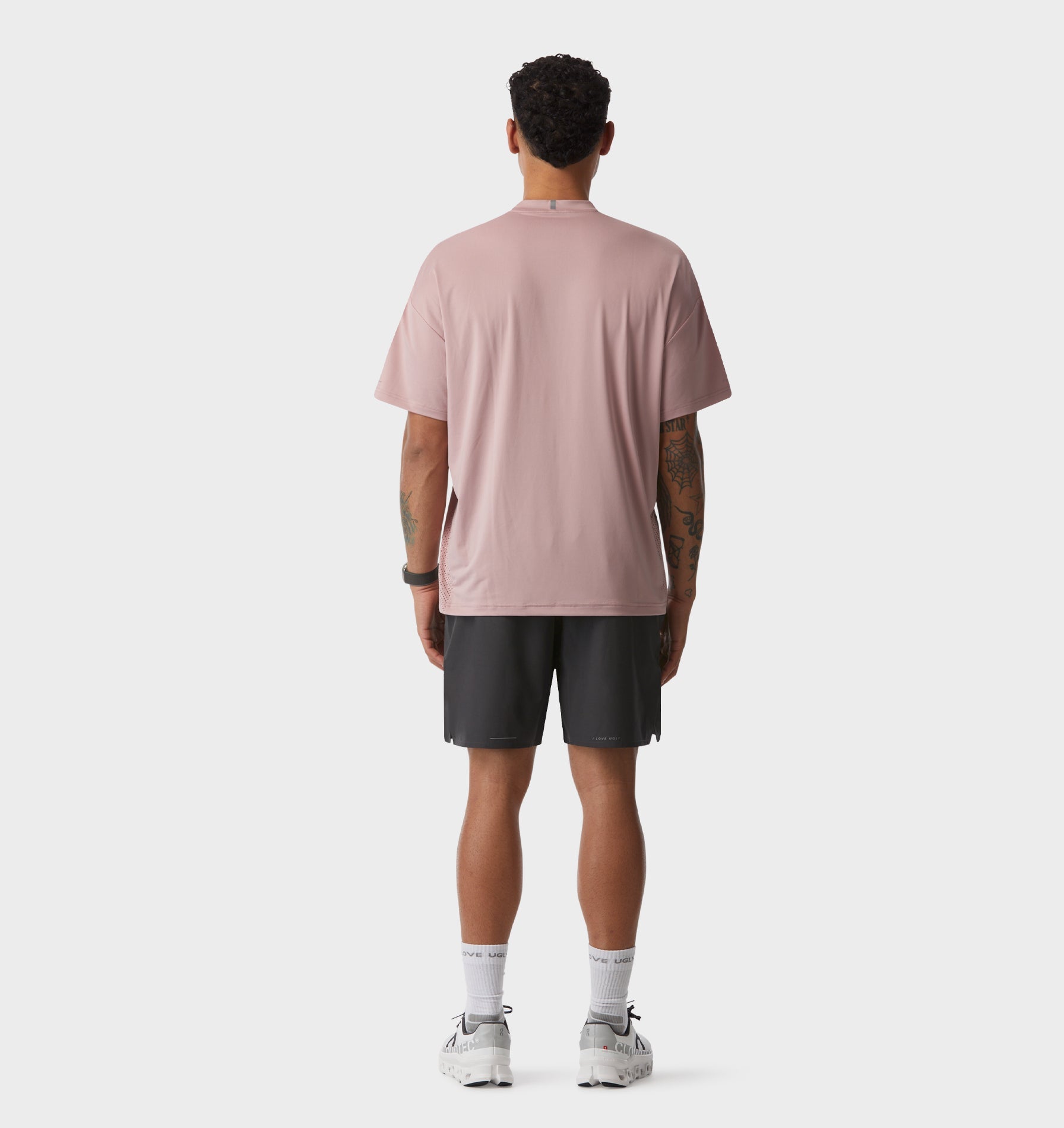 Active Box Tee - Dusky Pink