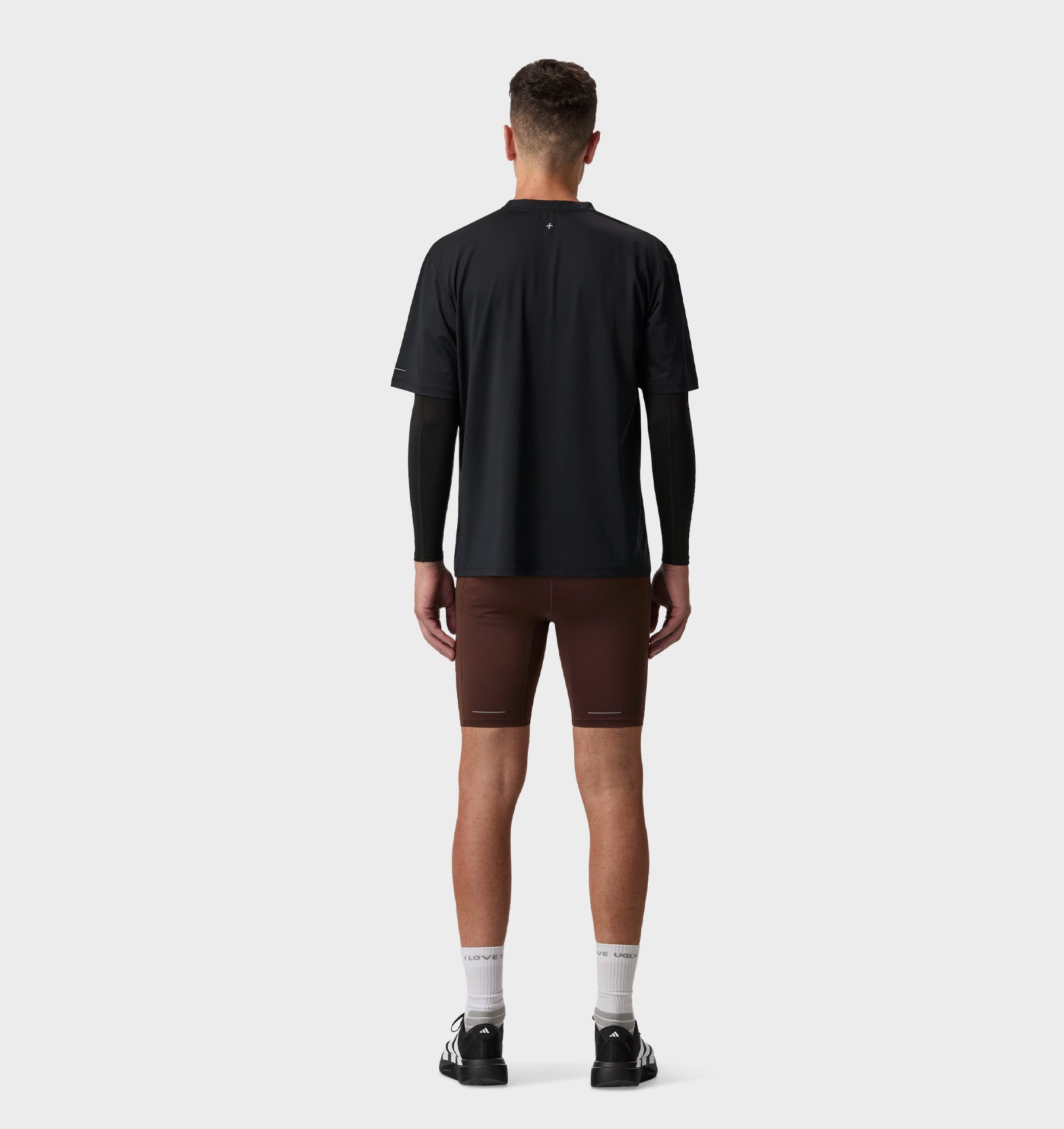 Leo Performance Lined Half Tight - Brown