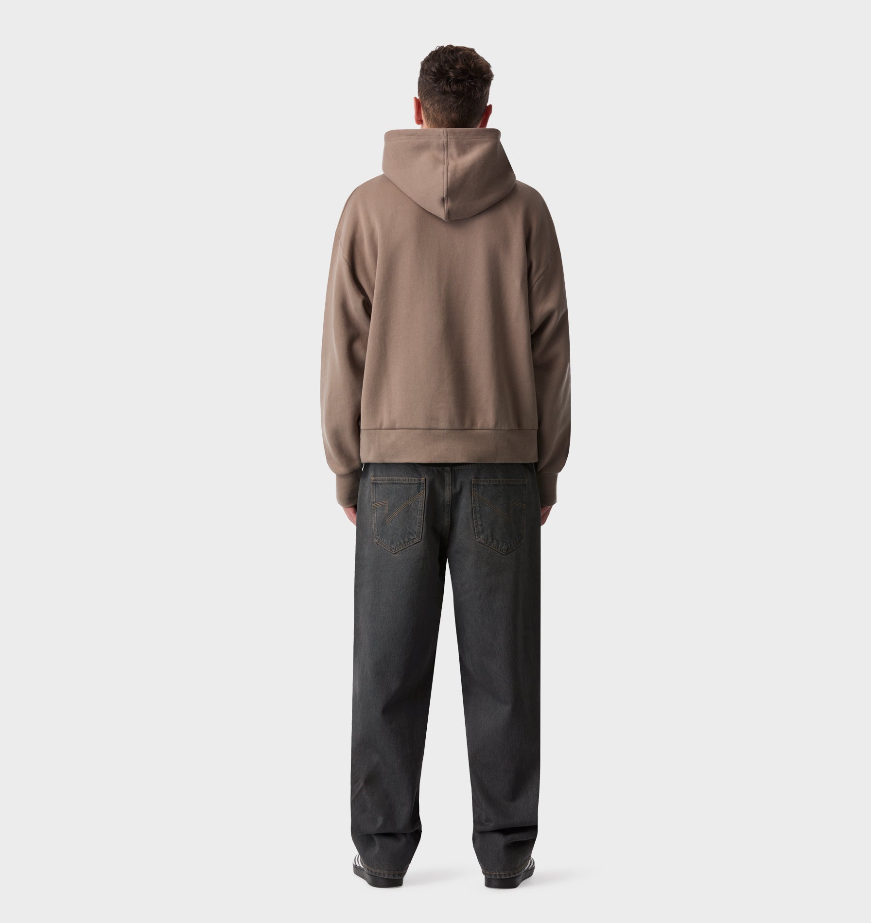Crop Box Hood - Mushroom