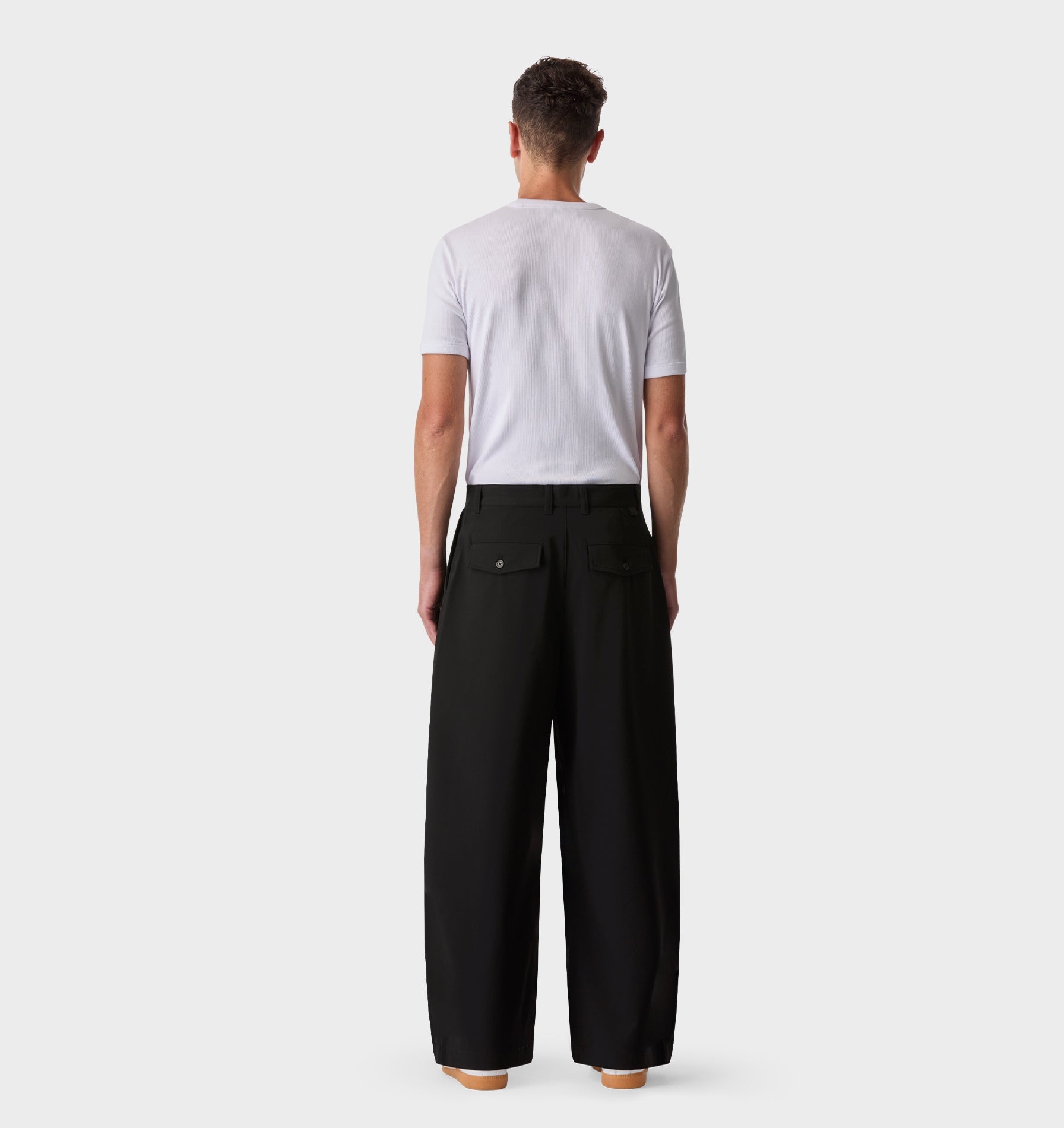 Vermont Pleat Pant - Black | I Love Ugly US