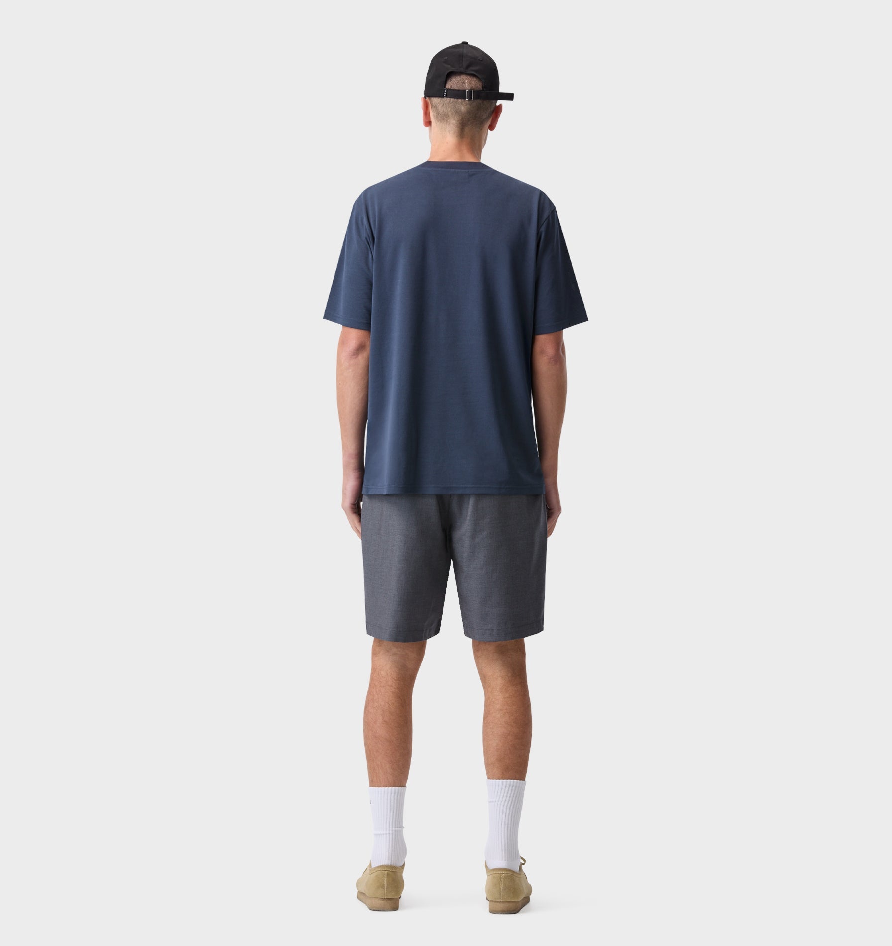 Quincy Pleated Short - Charcoal