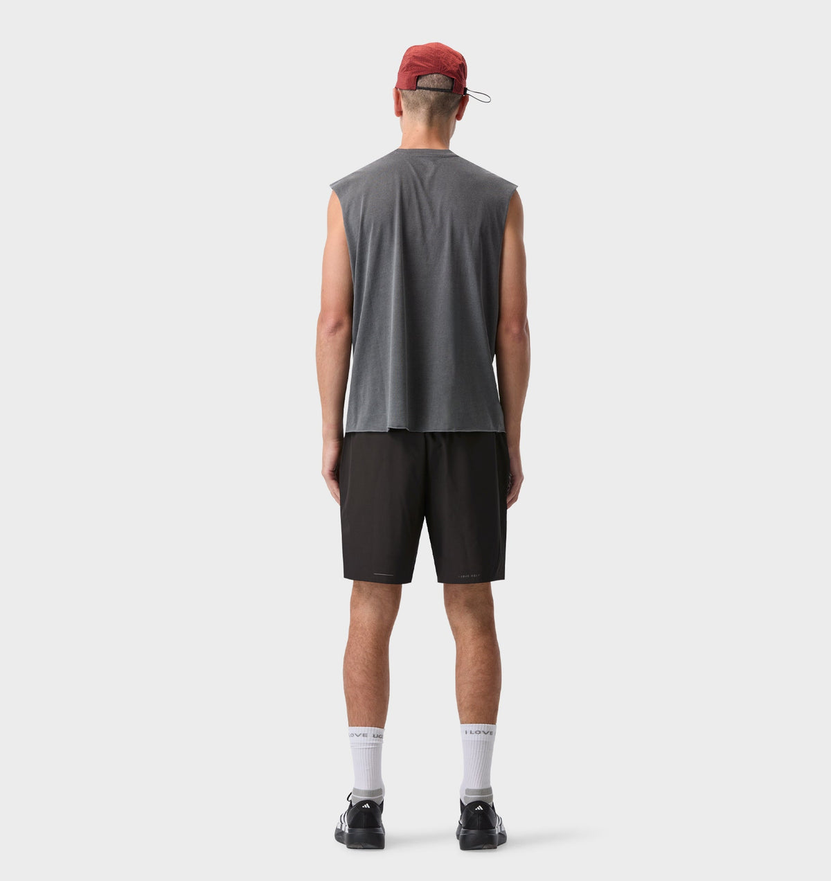 State Of Mind Cotton Crop Tank - Washed Black