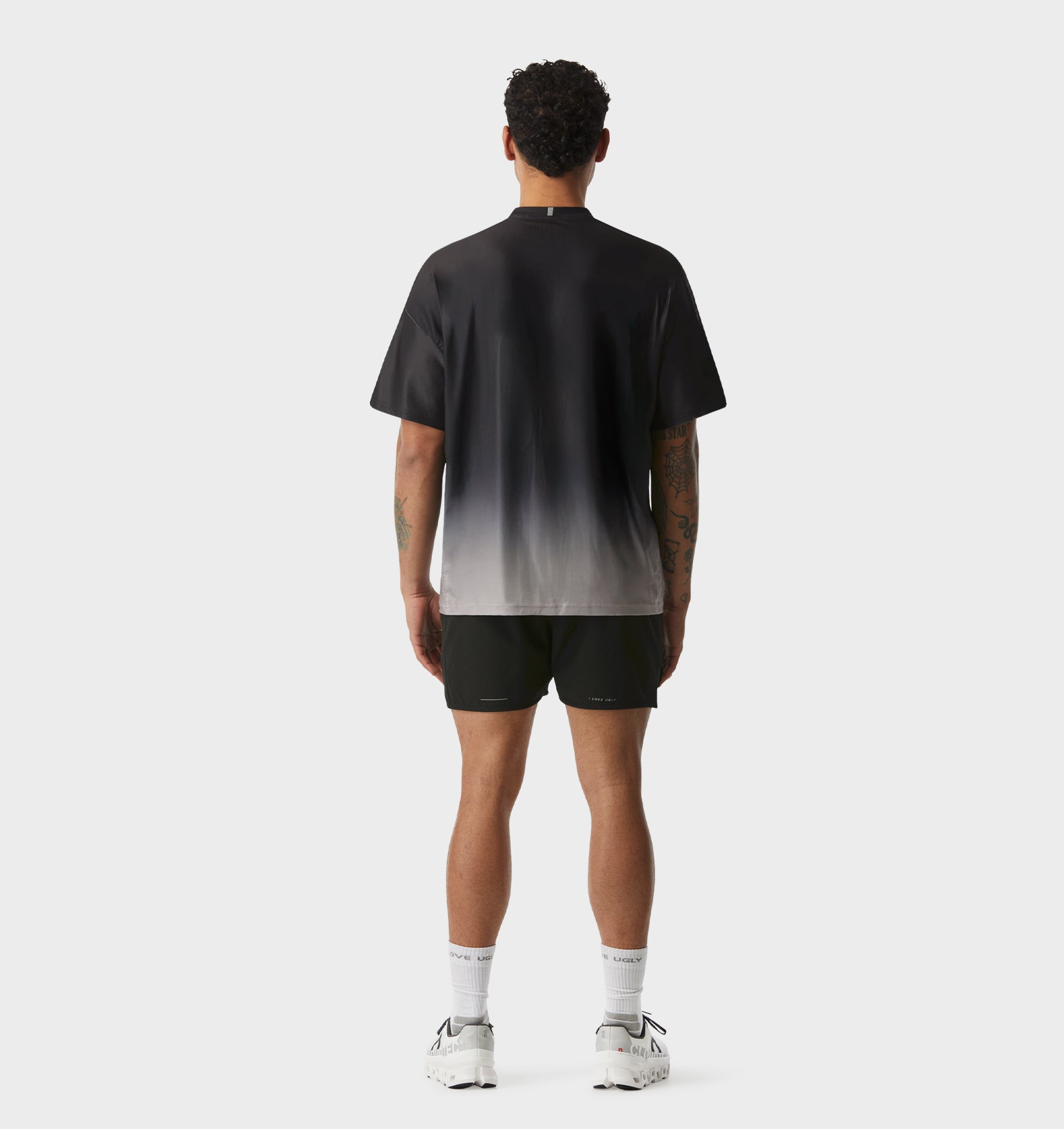 Active Box Tee - Ash Cloud