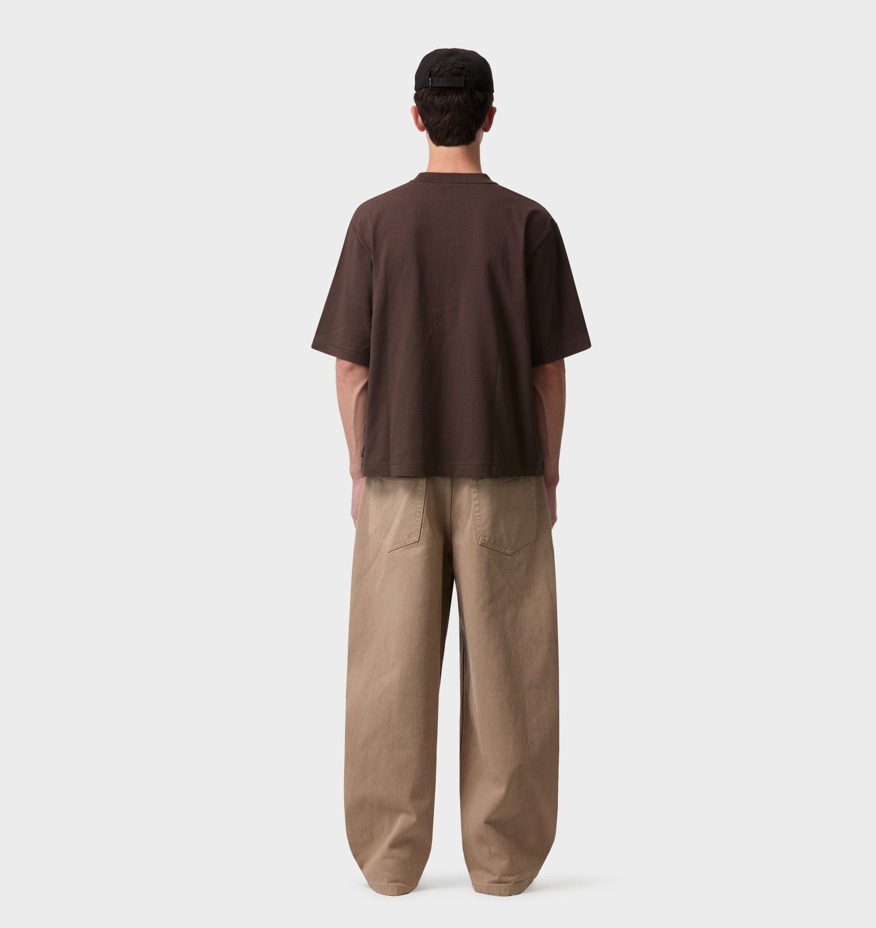 Crop Box Tee - Espresso