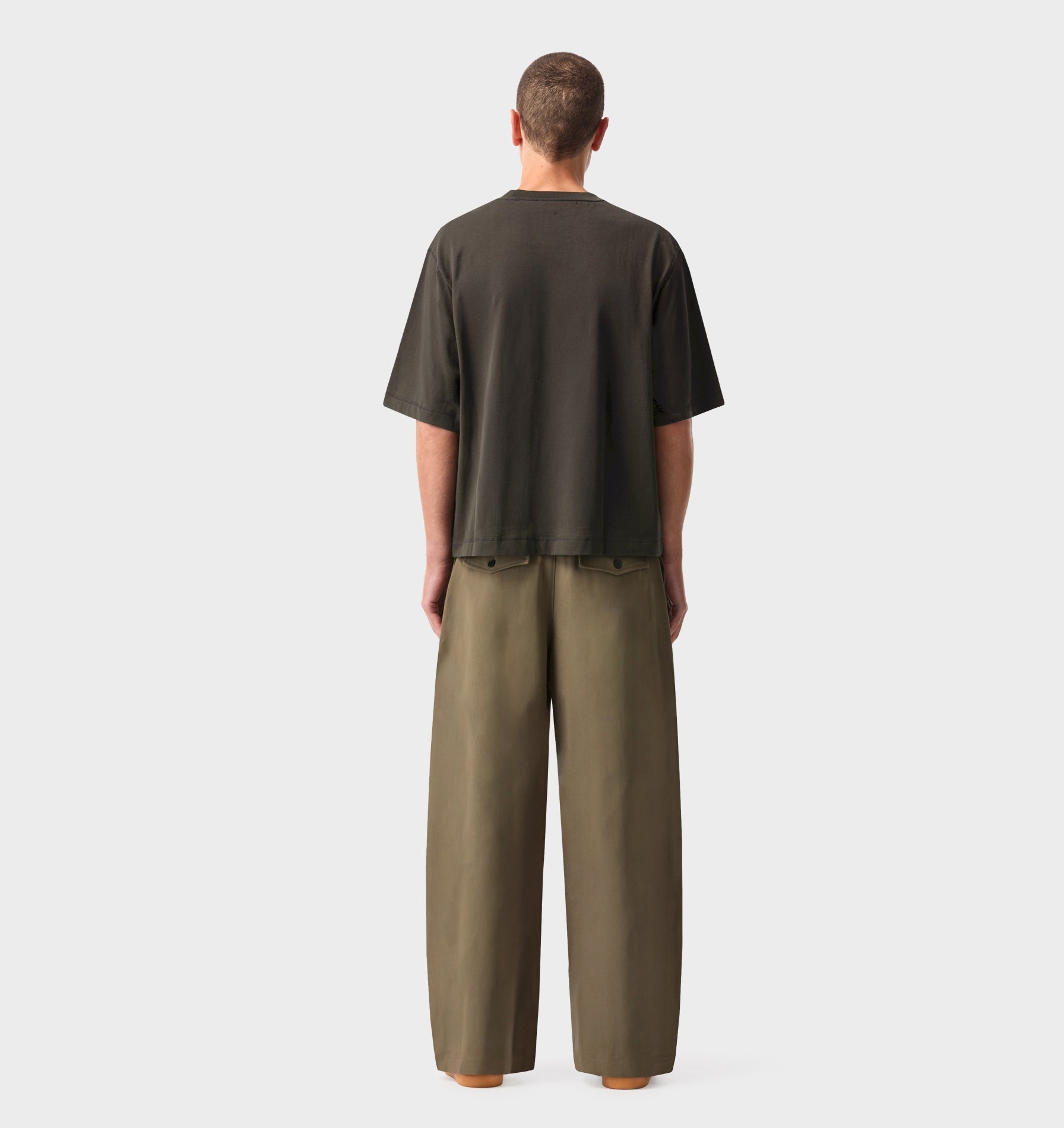 Vermont Pleat Pant - Smokey Green