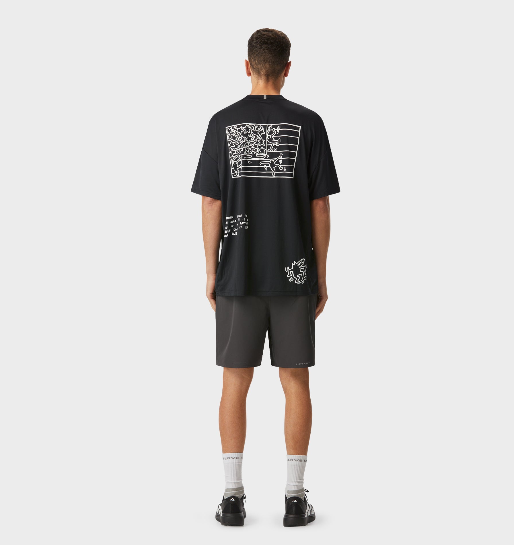 KH Whatever Active Box Tee - Black