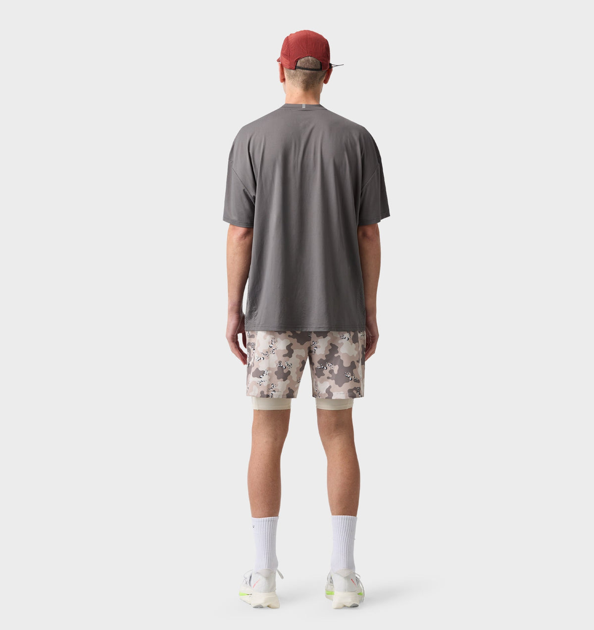 Active Box Tee - Cobblestone