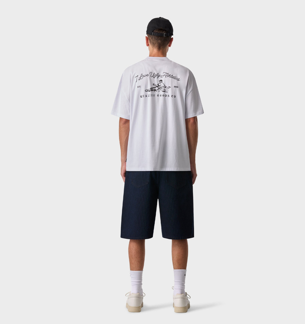 Wyatt Denim Short - Pinstripe