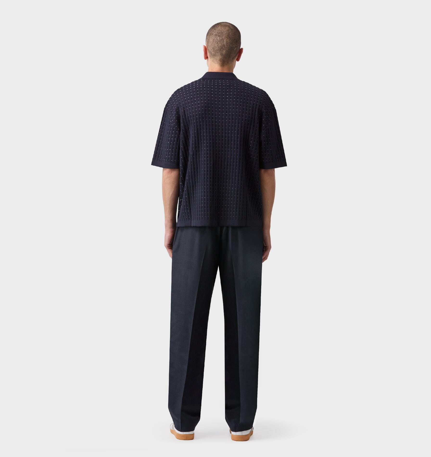 Winston Pant - Navy Birdseye