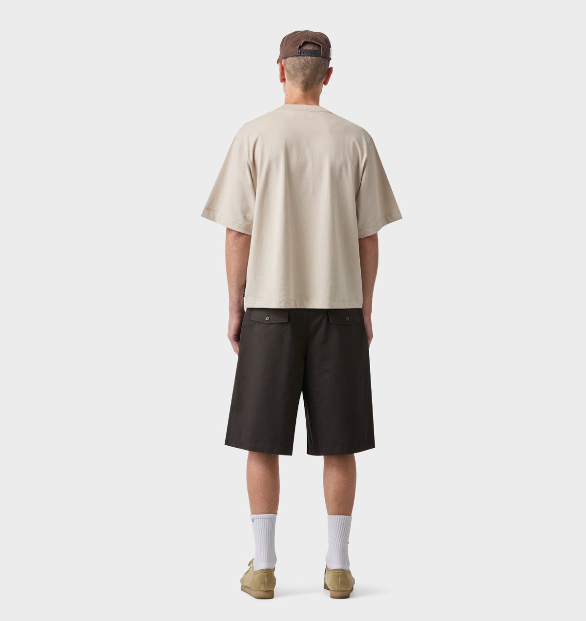 Wide Pleat Short - Black