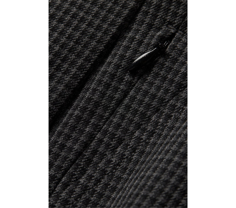 Tailored Smart Pant - Charcoal Houndstooth