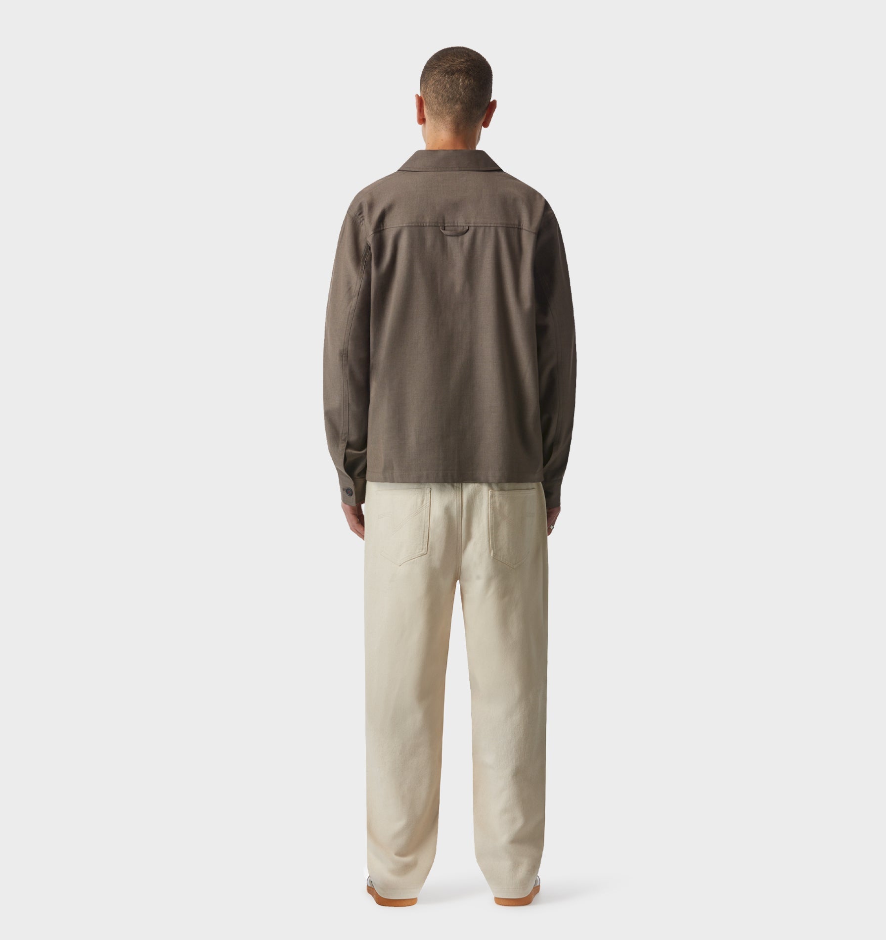 Tailored Overshirt - Mushroom