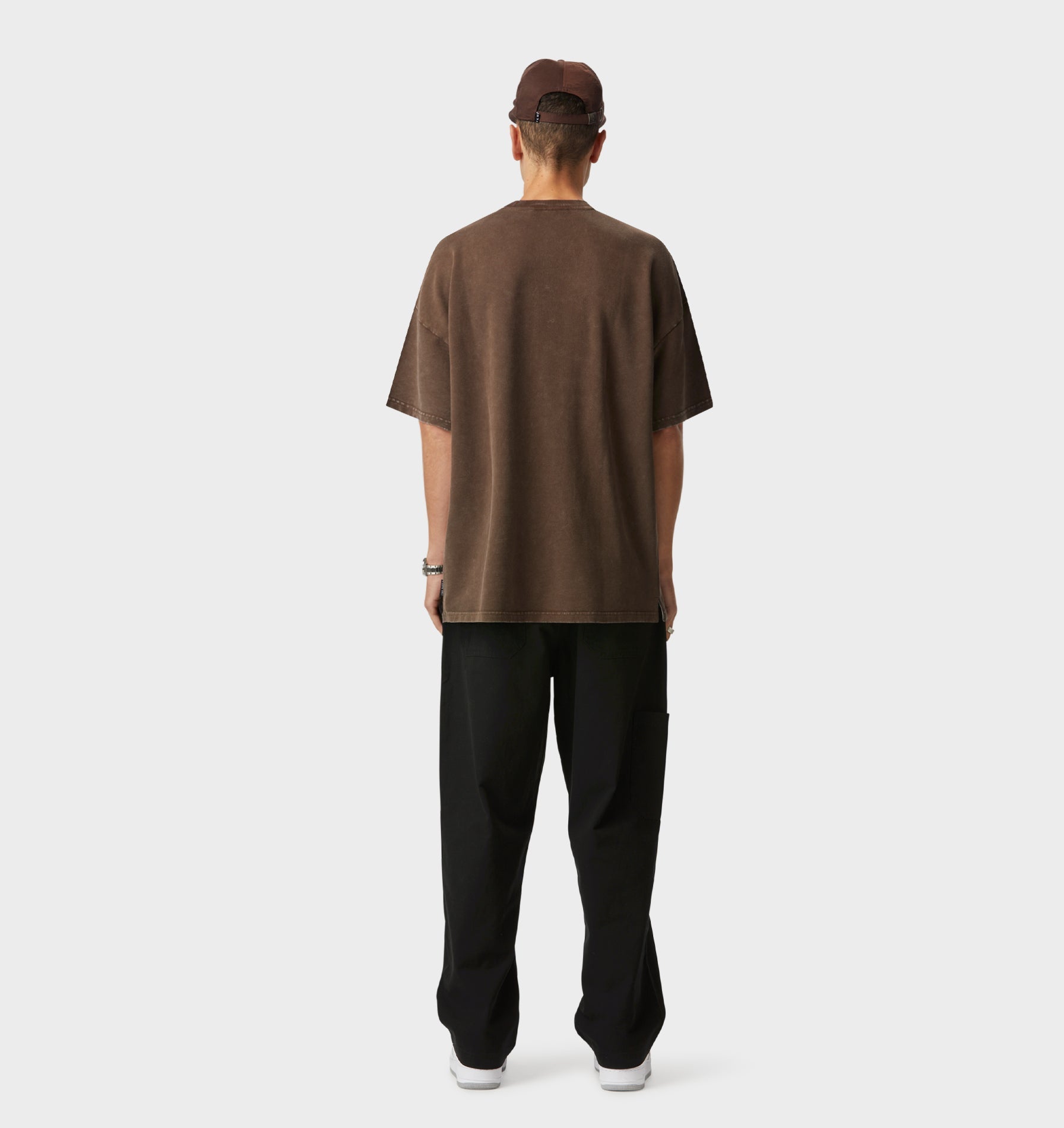 Heavy Box Tee - Aged Espresso