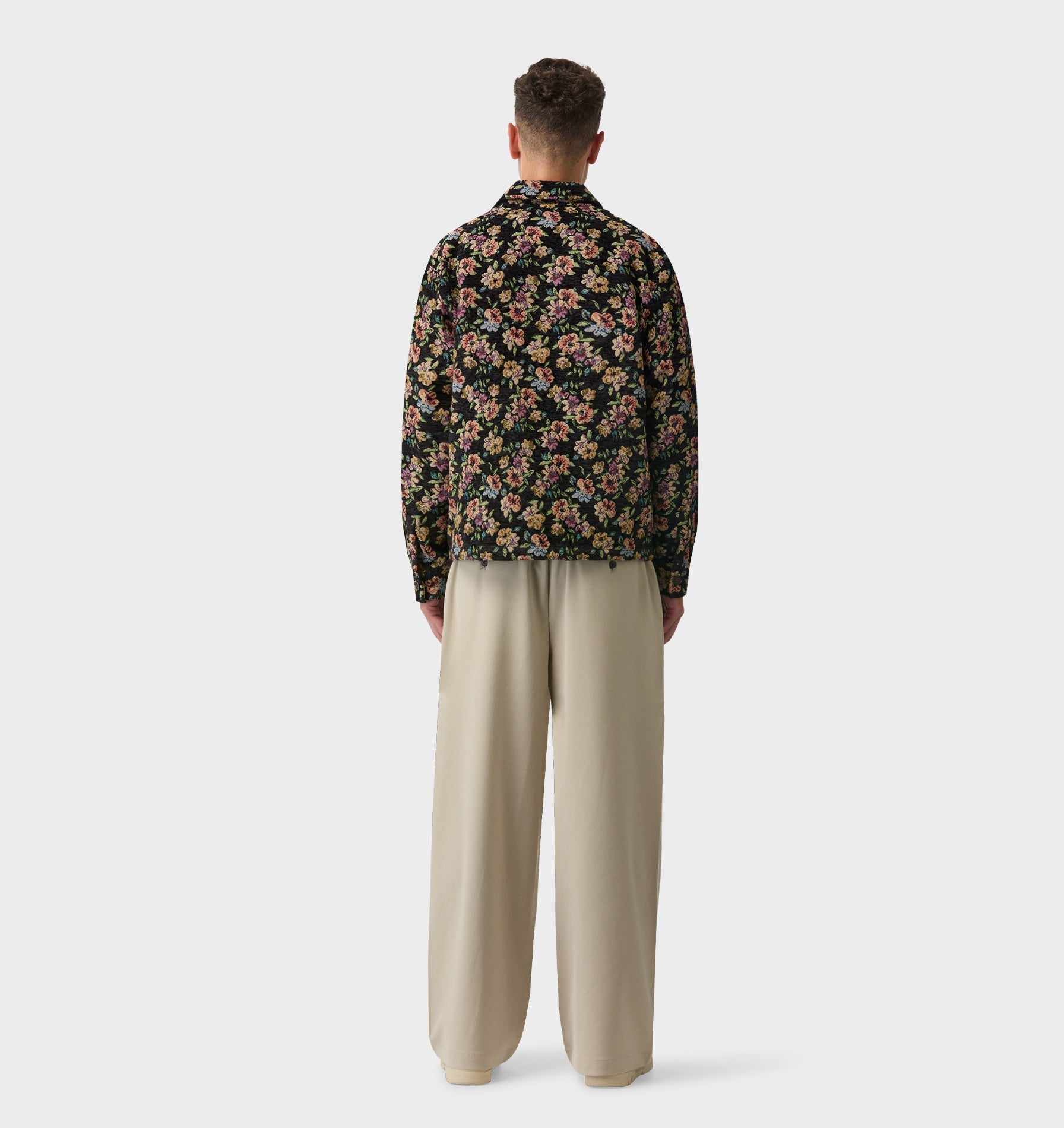 Floral Overshirt - Dark Floral | I Love Ugly US