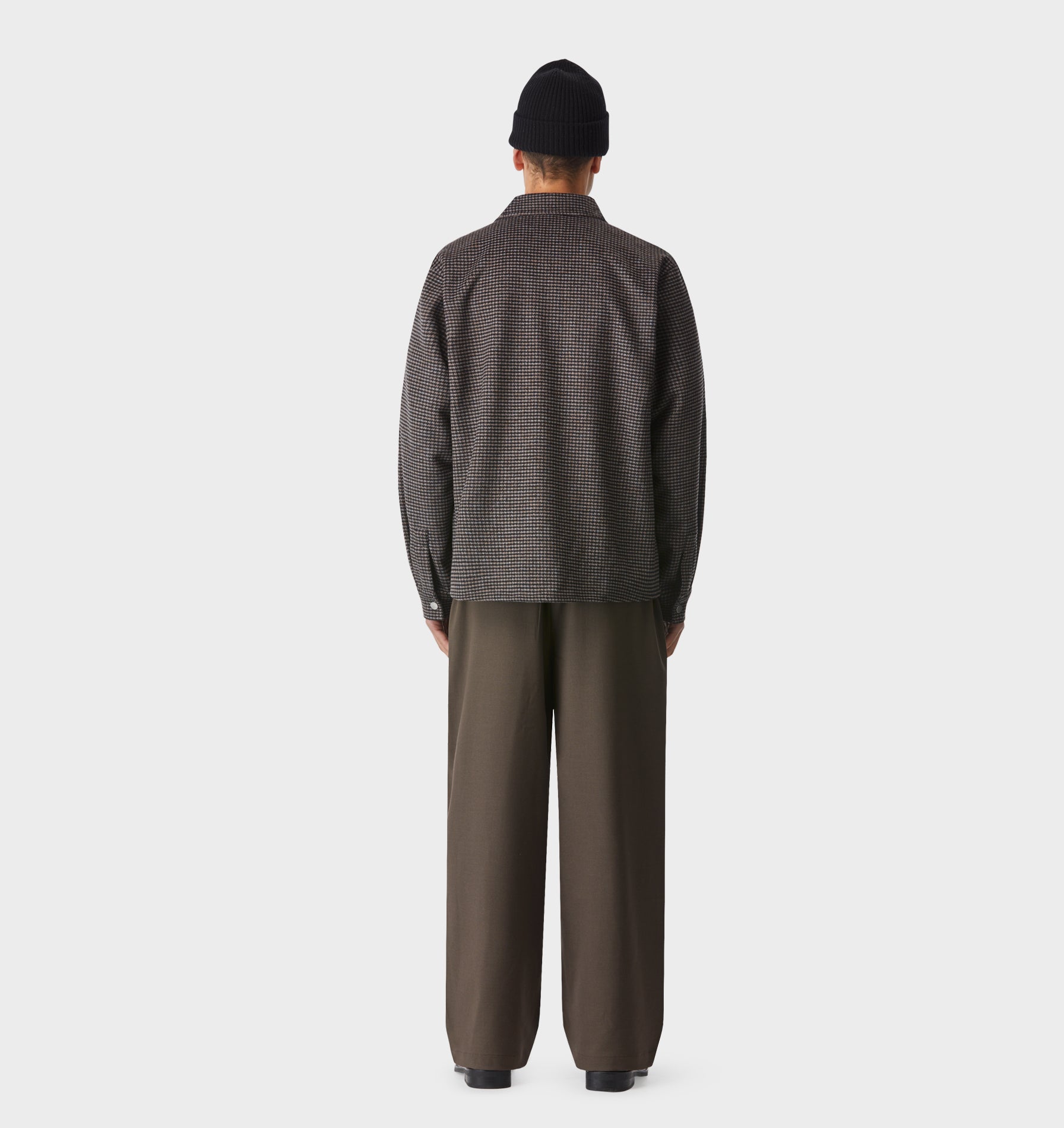 Albert Pleated Pant - Mushroom