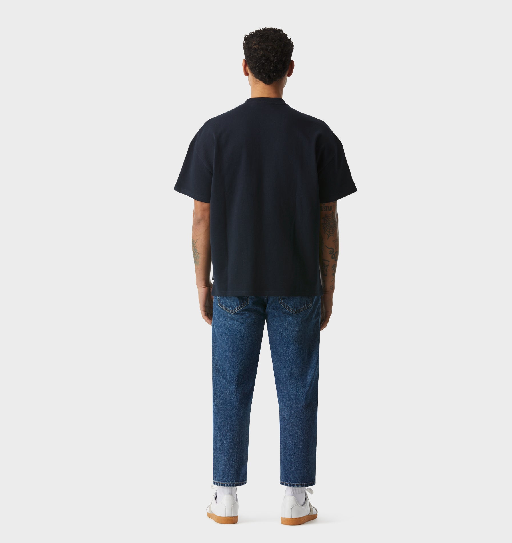 Cropped 90s Denim - True Blue