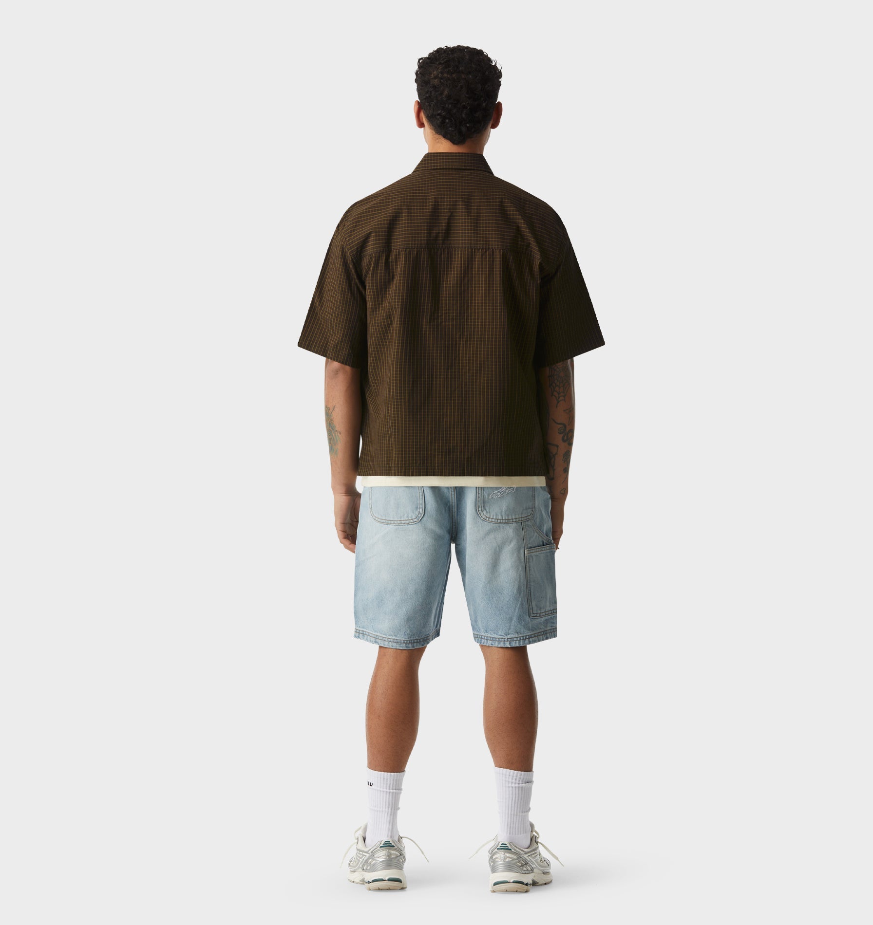 Kai SS Shirt - Brown Check