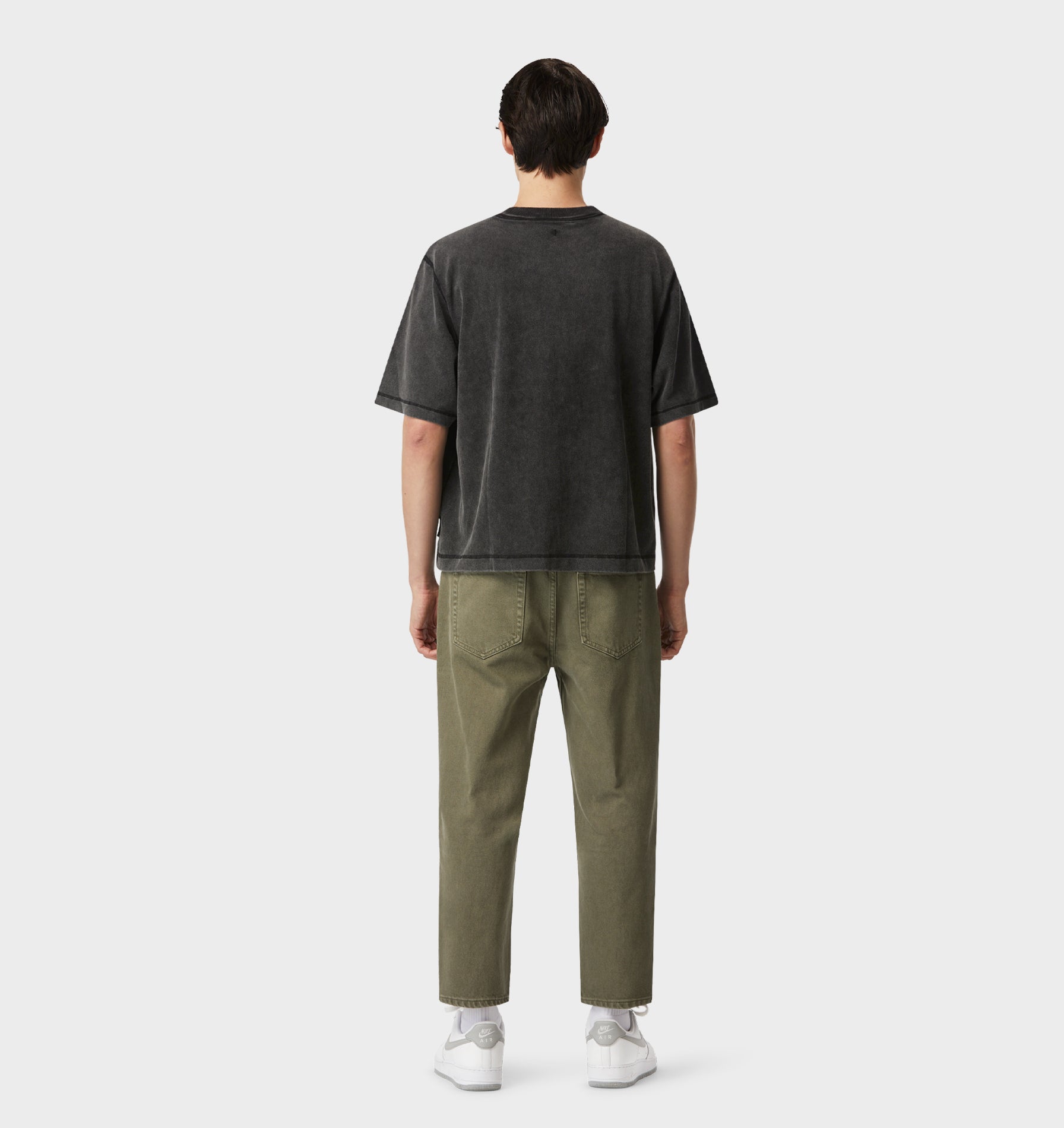 Cropped 90s Denim - Moss